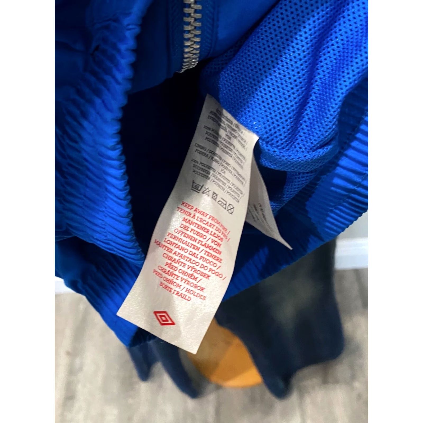 Umbro Umbro Jacket Blue Zippered Track SWEATER Small S Men Size US S / EU 44-46 / 1 - 4 Thumbnail