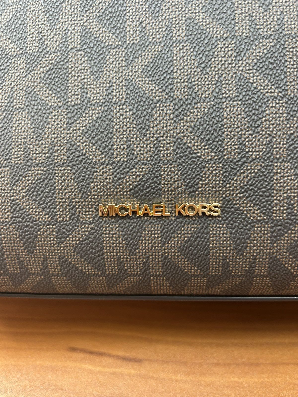 Michael Kors Michael Kors Maeve Logo Large Brown Hobo Tote Shoulder Bag Size ONE SIZE - 10 Thumbnail