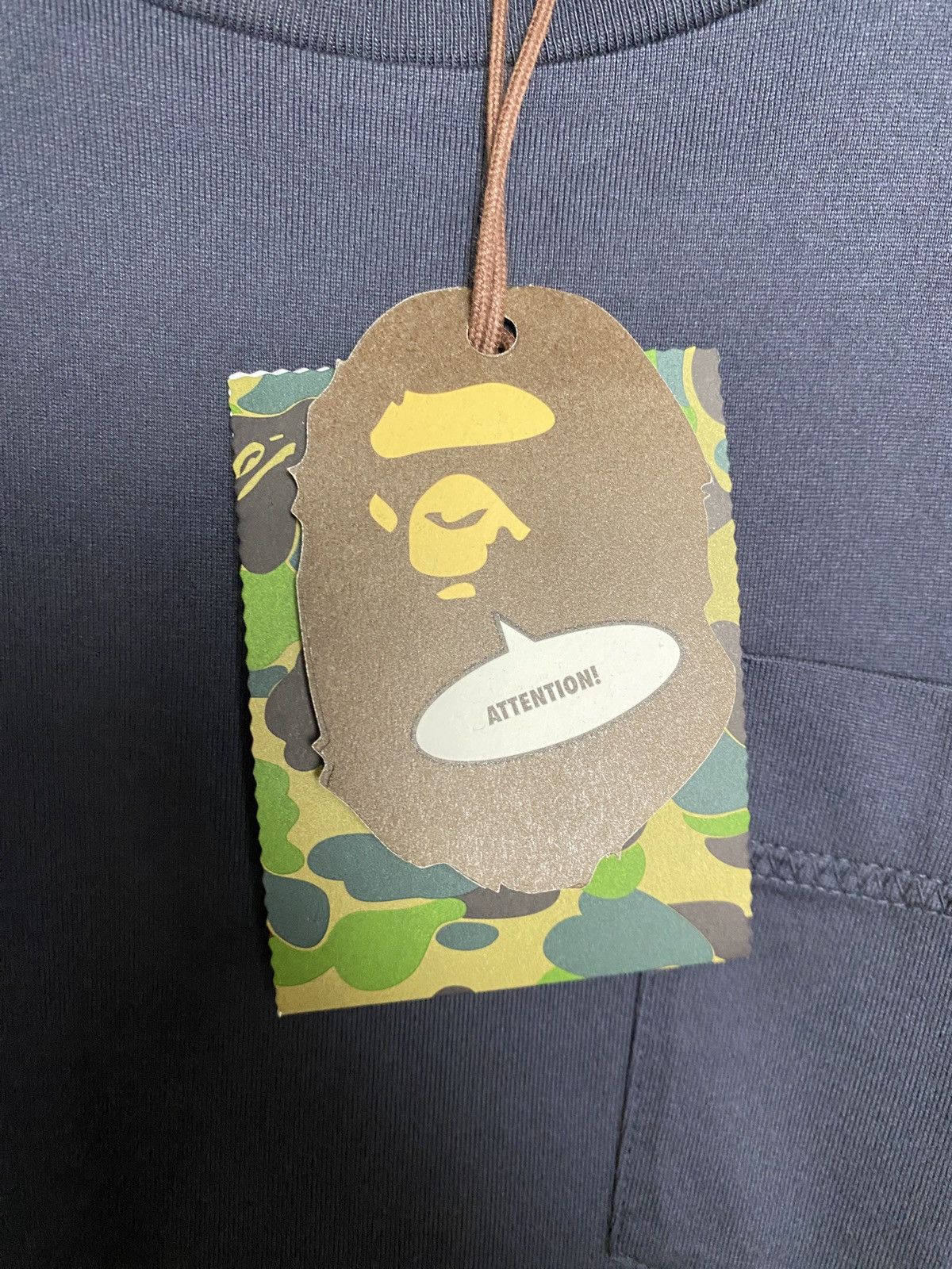 Bape One Point Overdye Pocket Tee Size US S / EU 44-46 / 1 - 5 Thumbnail