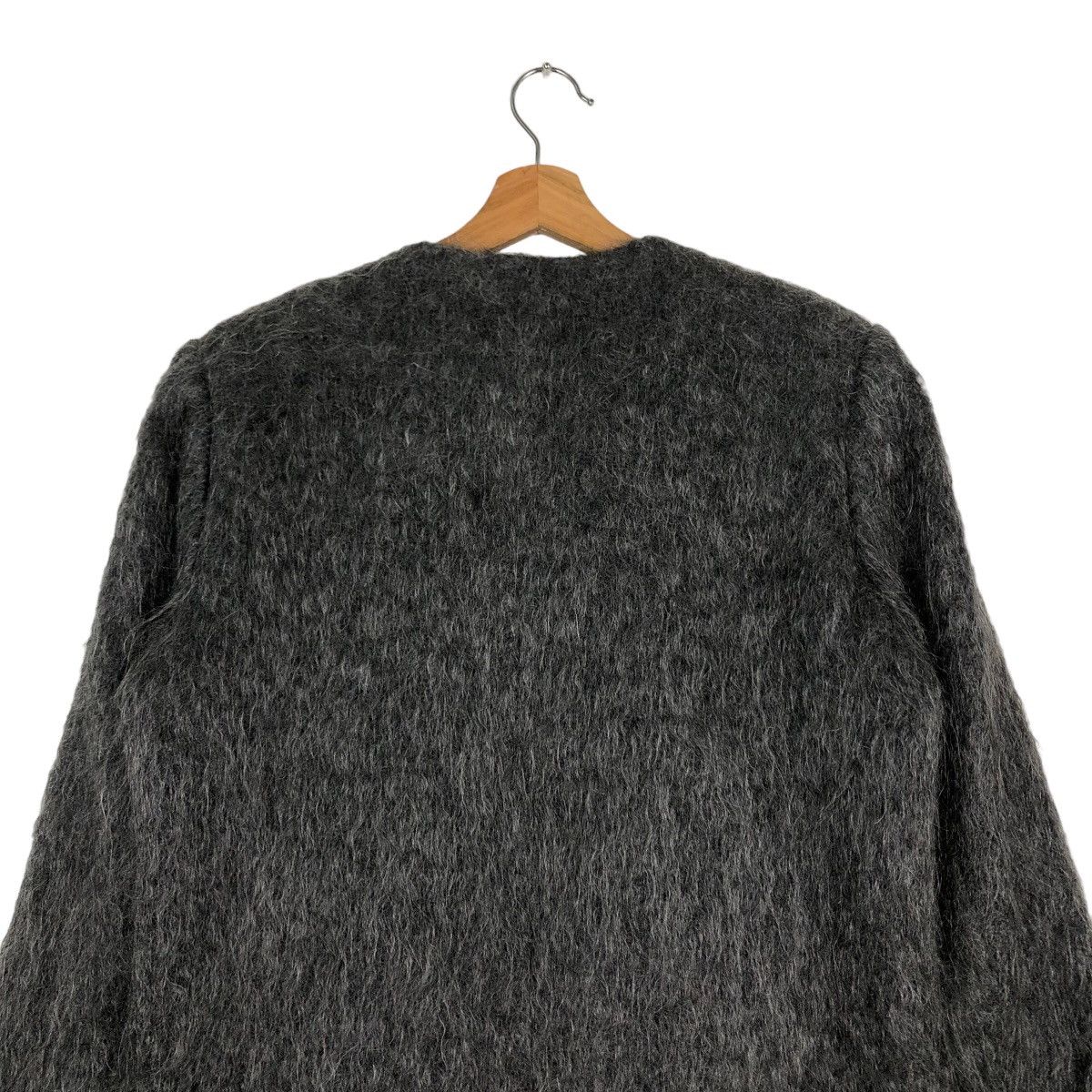 Japanese Brand 🔥Rich Grey - Mohair Wool Long Jacket Kaneko Isao Japan Size US M / EU 48-50 / 2 - 9 Thumbnail