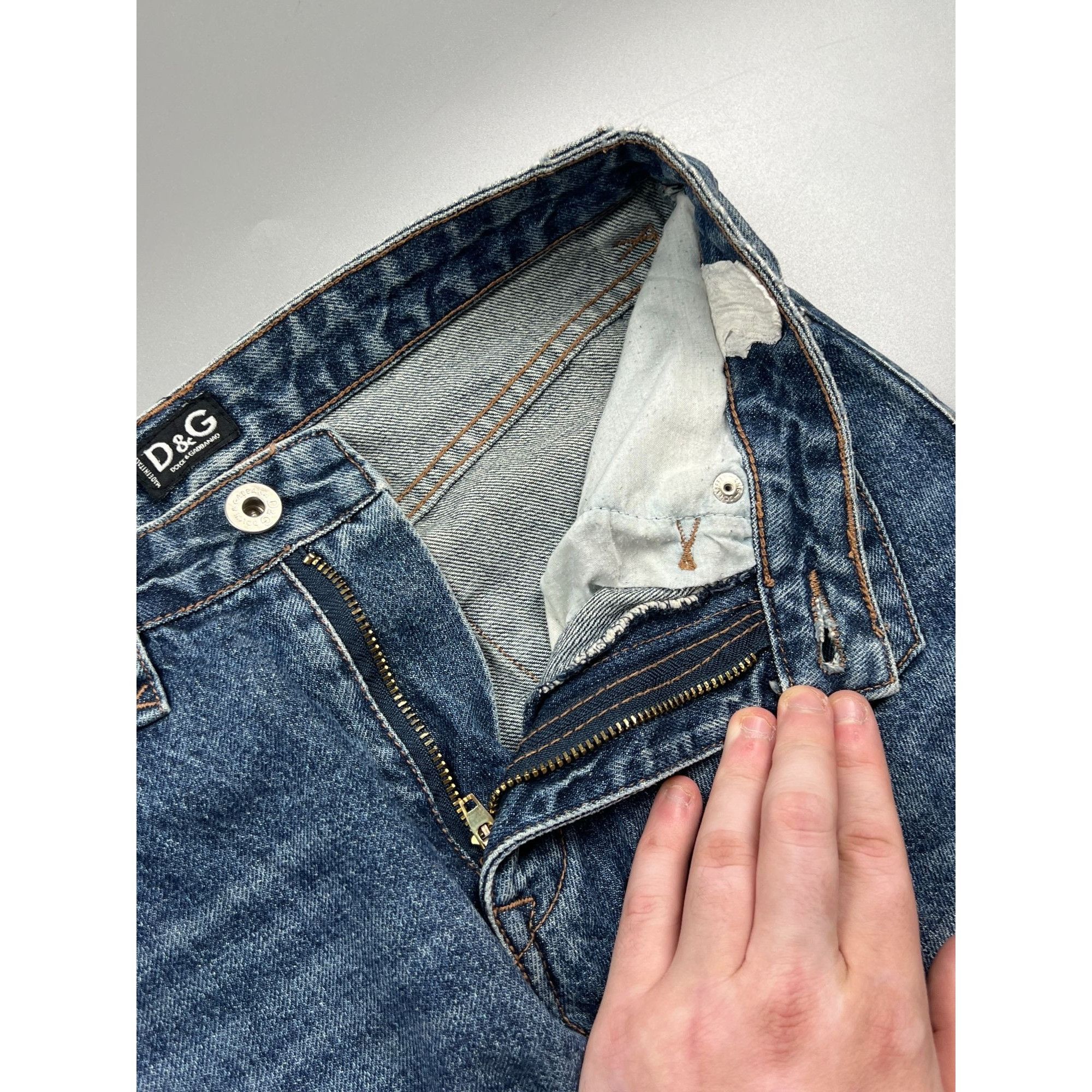 Dolce & Gabbana Dolce & Gabbana 6-Pocket Design Denim Jeans Pants (Y0840) Size 27" / US 4 / IT 40 - 6 Thumbnail