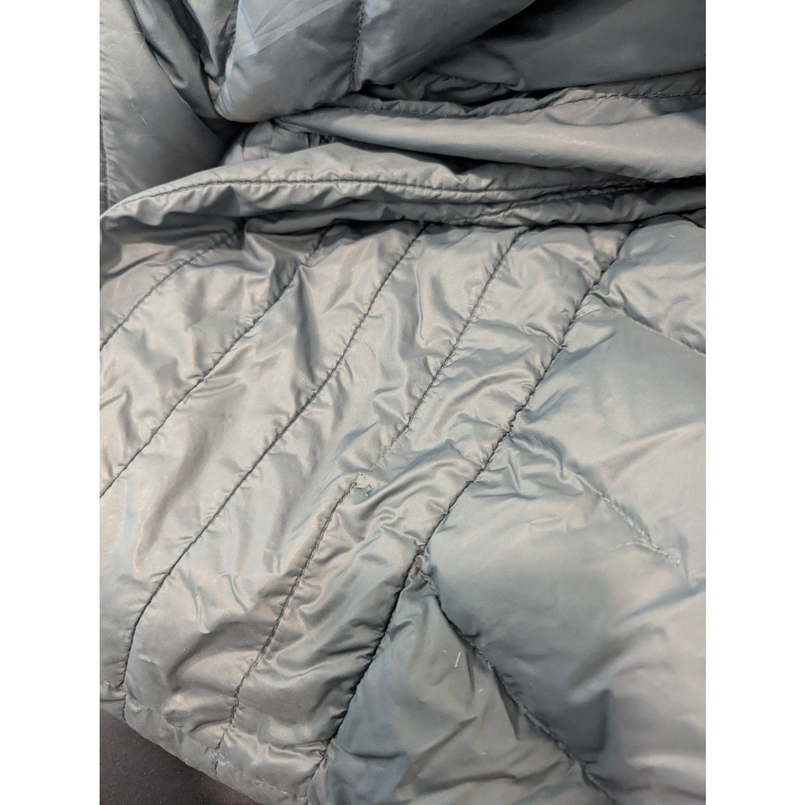 Barney Cools London Fog Blue Lightweight Down Feather Long Puffer Coat Size US XXL / EU 58 / 5 - 5 Thumbnail