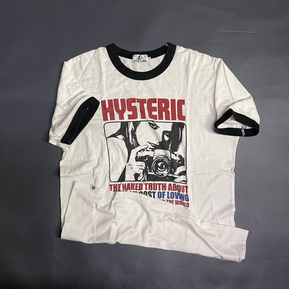 Hysteric Glamour × Japanese Brand RARE Hysteric Glamour Naked Truth / Graphic T Shirt Size US L / EU 52-54 / 3 - 8 Thumbnail