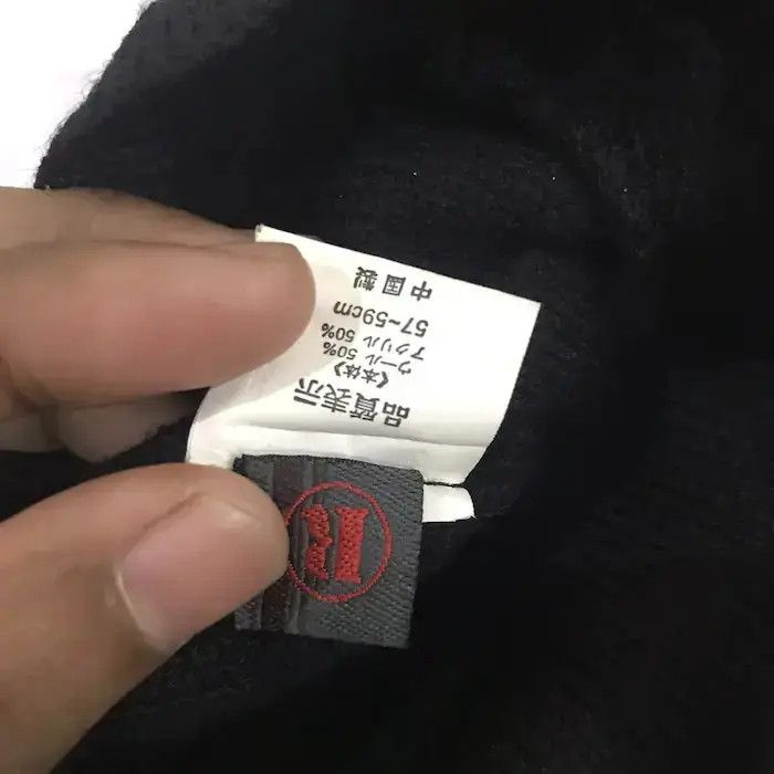 Vintage Japanese Brand BTX Skulls Overprint Beanie Hat Size ONE SIZE - 9 Thumbnail
