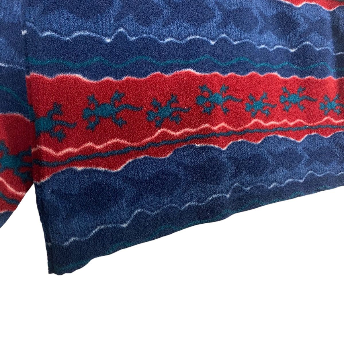 L.L. Bean × Patagonia Vintage L.L. Bean Red Multi Fleece Half Button Size US M / EU 48-50 / 2 - 12 Thumbnail
