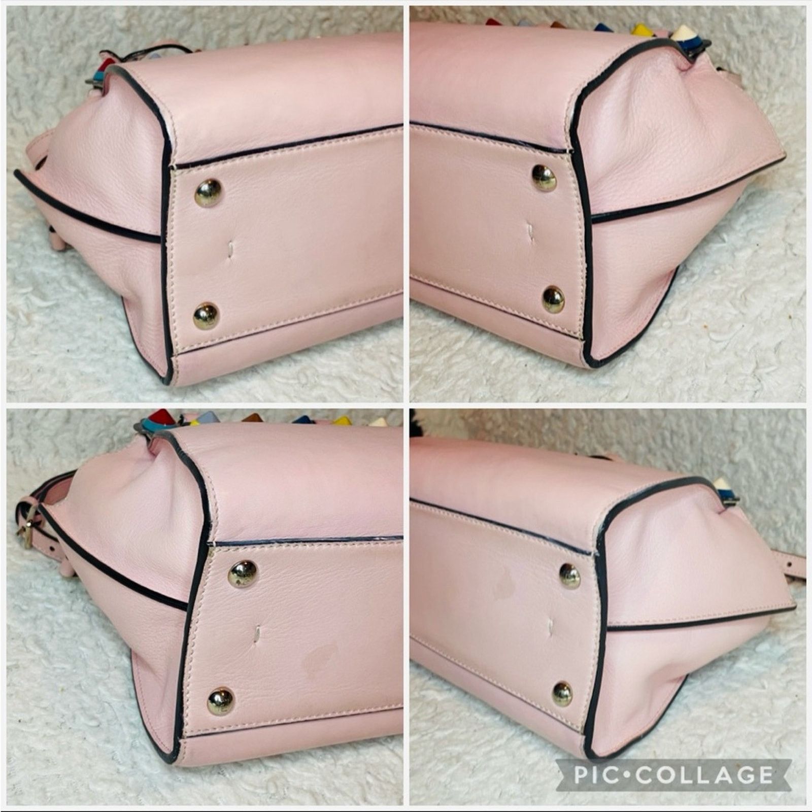 Fendi Fendi 3Jours Flowerland Mini Tote Pink Crossbody Size ONE SIZE - 10 Thumbnail