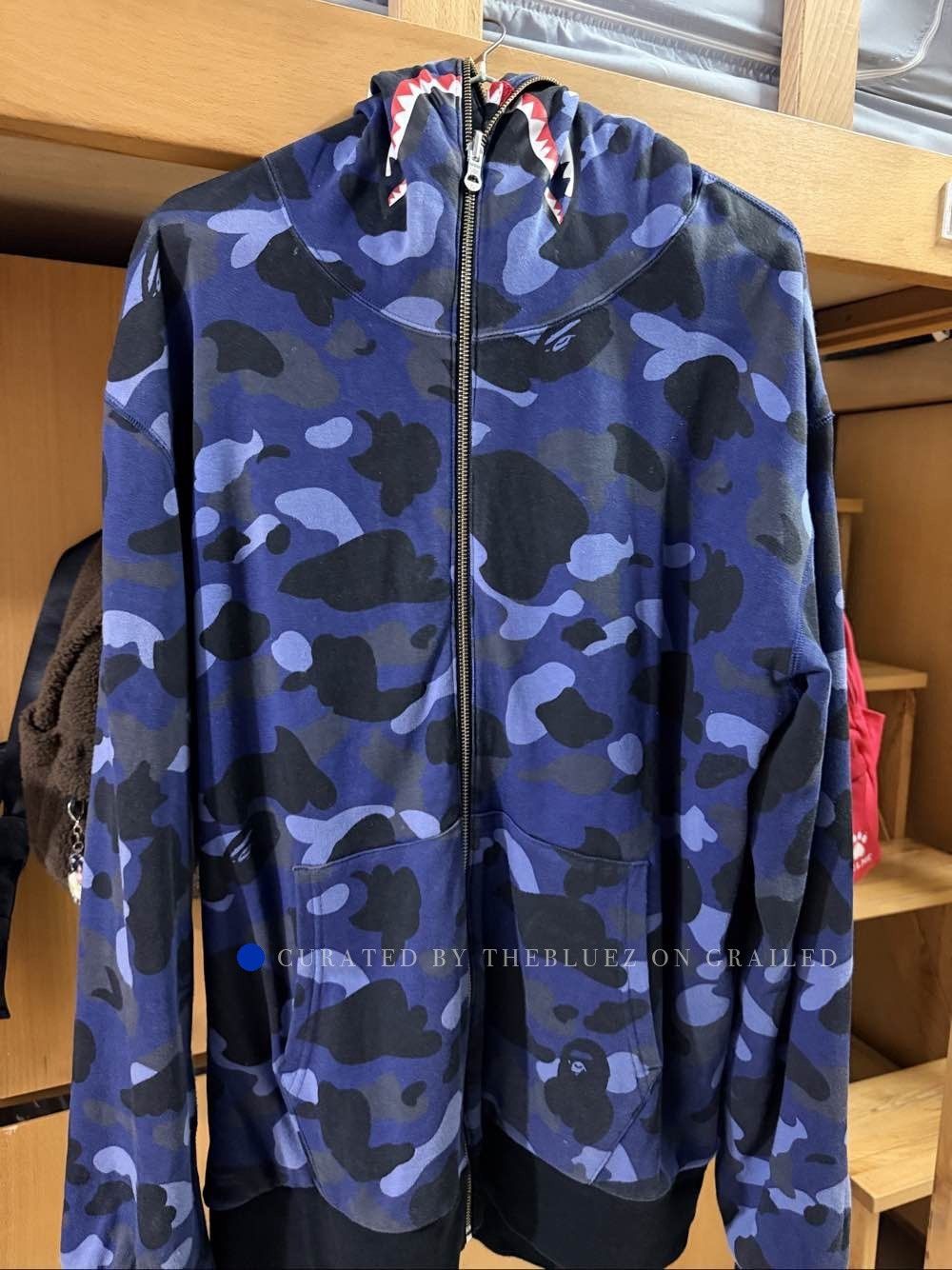 Bape Color Camo Shark Full Zip Hoodie Size US XL / EU 56 / 4 - 1 Thumbnail