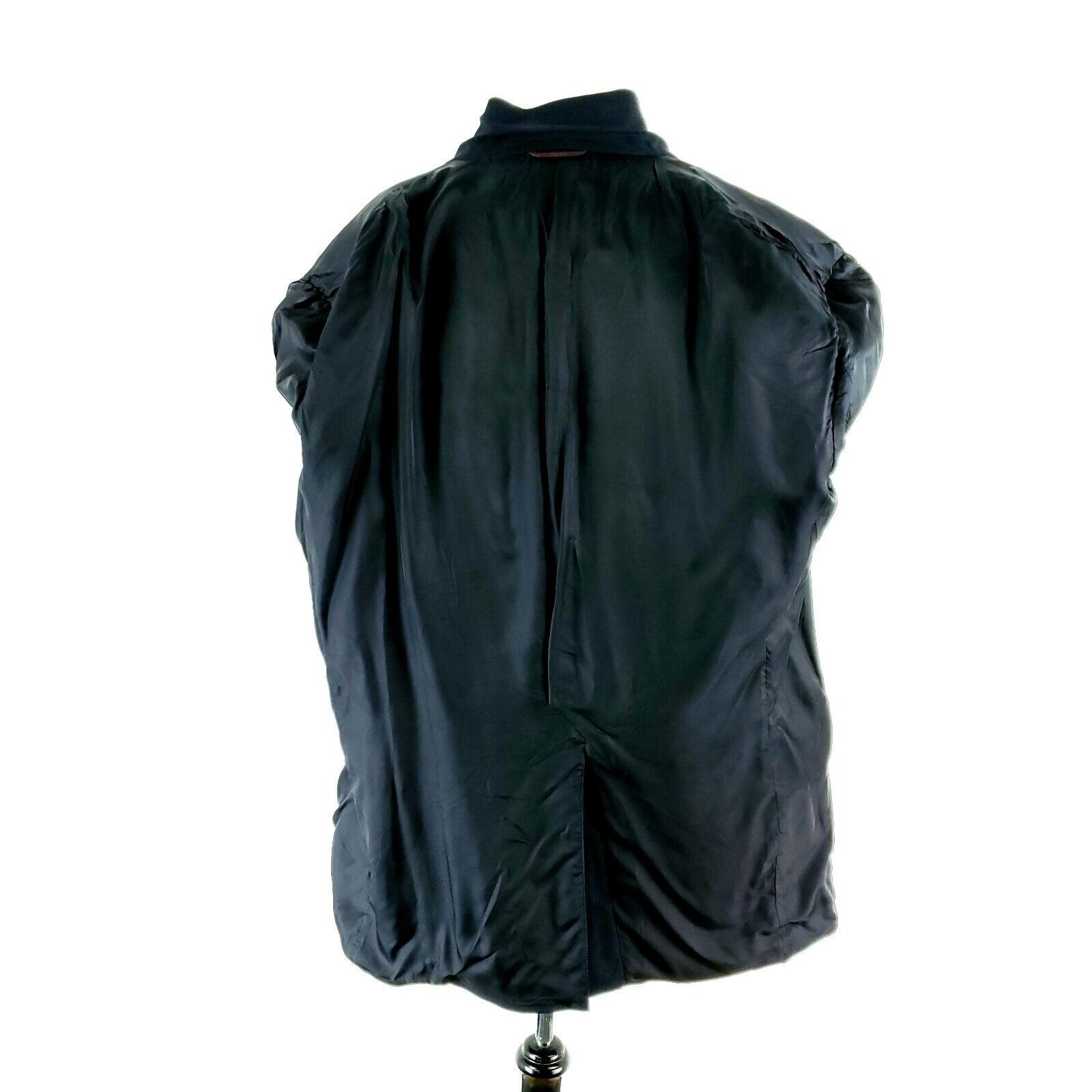 Hart Schaffner Marx Hart Schaffner Marx Soft Tailored Virgin Heavy Wool 2 Button Size 48L - 11 Thumbnail
