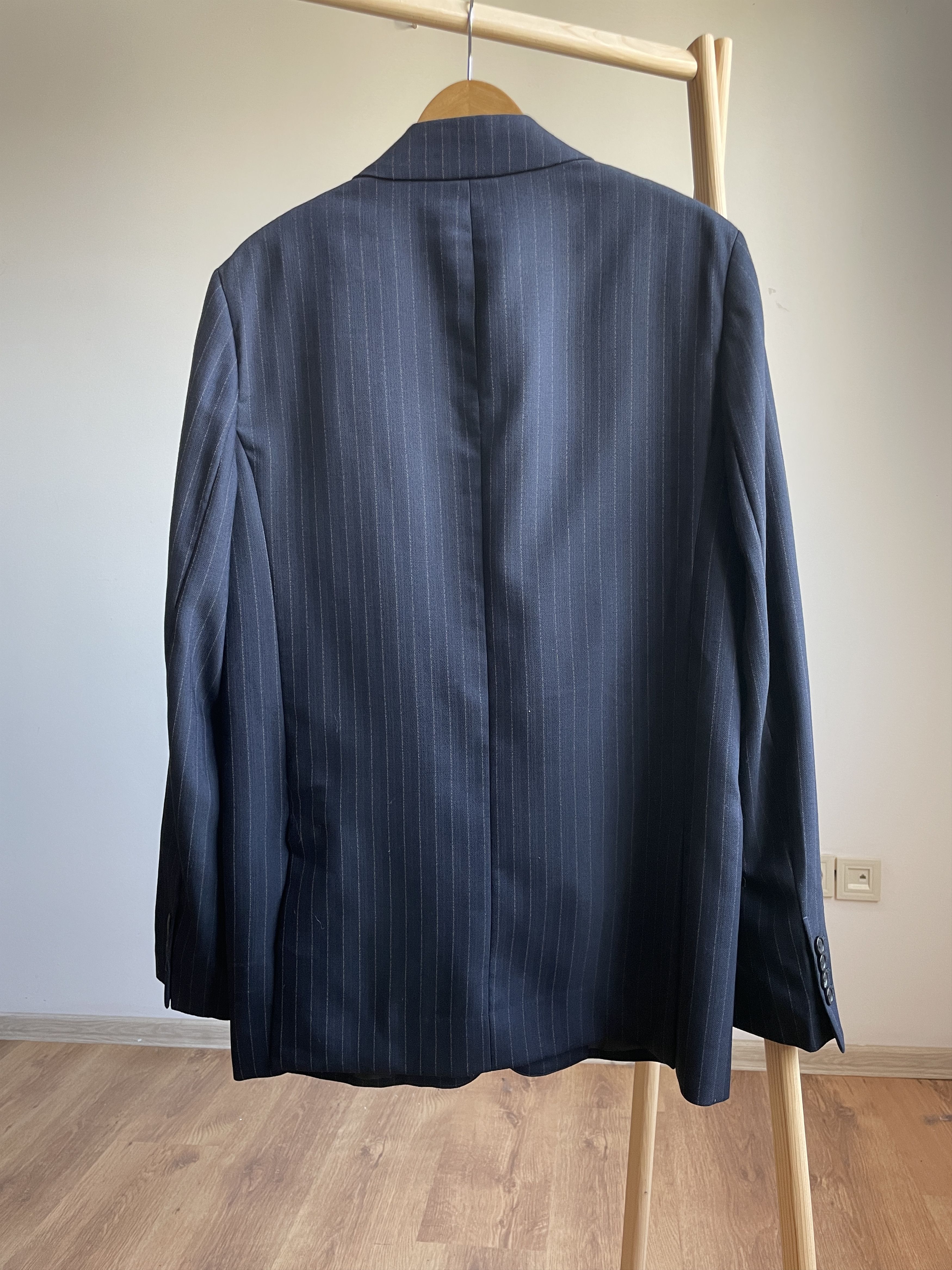 Acne Studios Acne Studios Pinstripe Navy Suit Jacket Blazer Size EUR 52 Size 42R - 2 Thumbnail