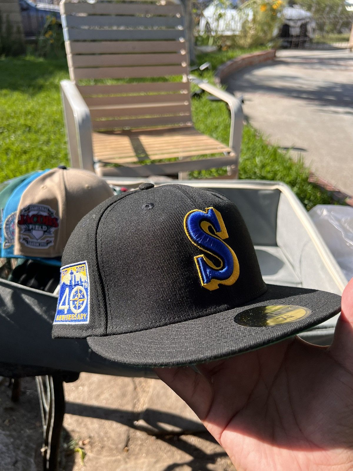Hat Club × New Era Hat Club Black Dome Seattle 7 5/8 Size ONE SIZE - 1 Thumbnail