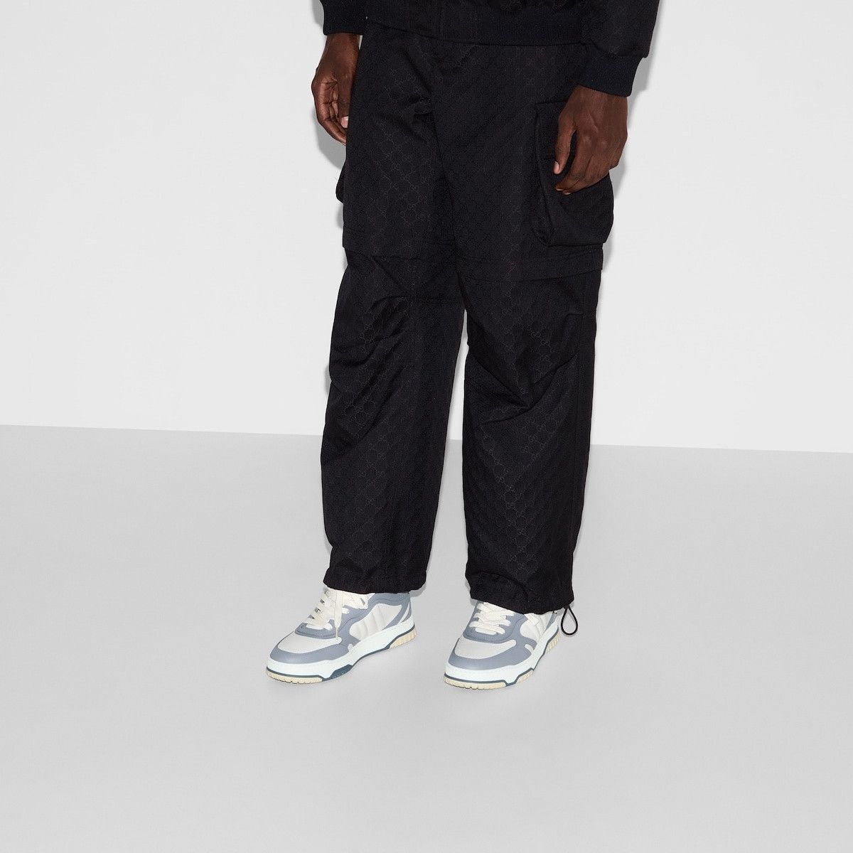 Gucci o1loc1c0625 Re-Web Sneakers in White/Blue Size US 7.5 / EU 40-41 - 3 Thumbnail