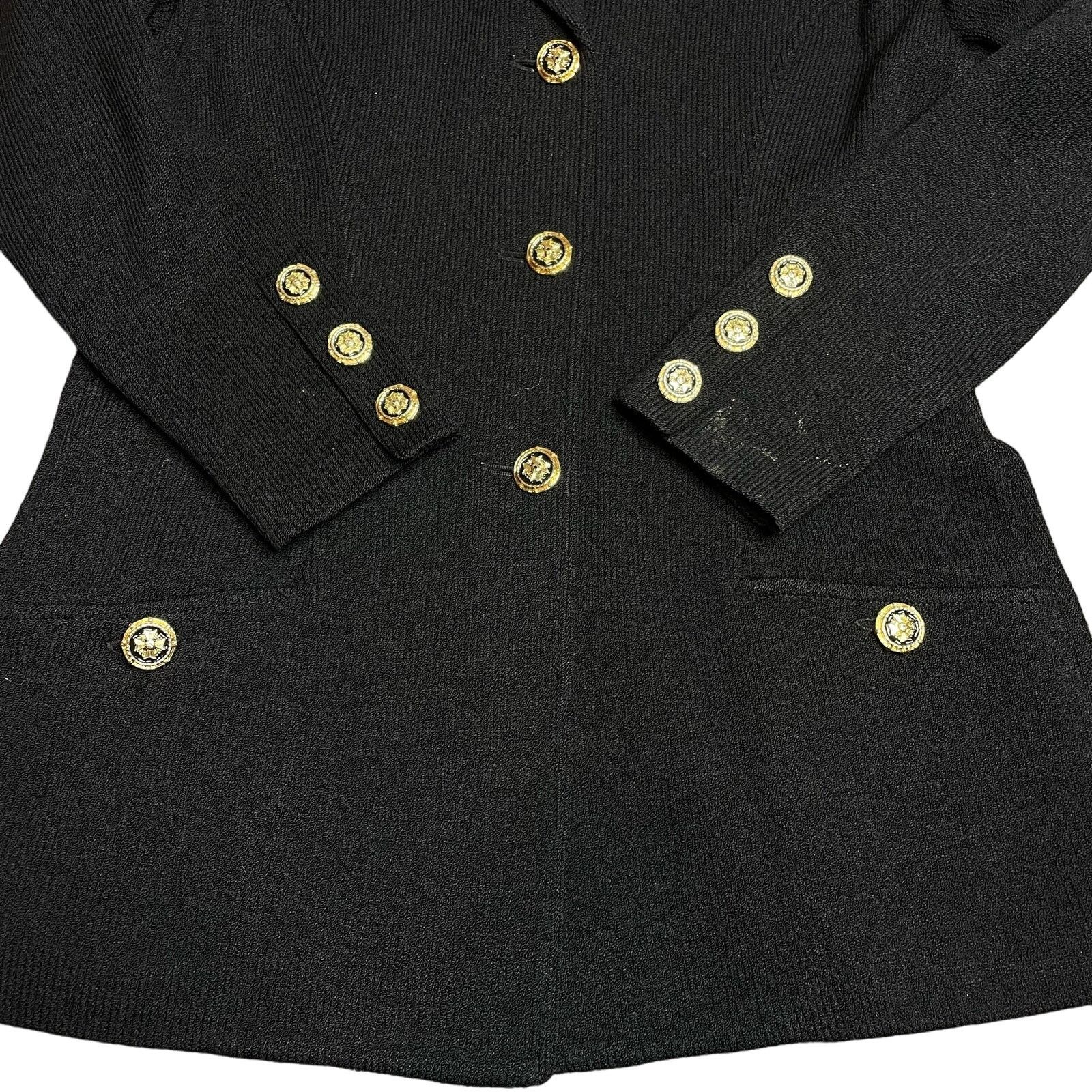 St. John ST. JOHN Collection Knit Blazer Jacket Size XS / US 0-2 / IT 36-38 - 3 Thumbnail