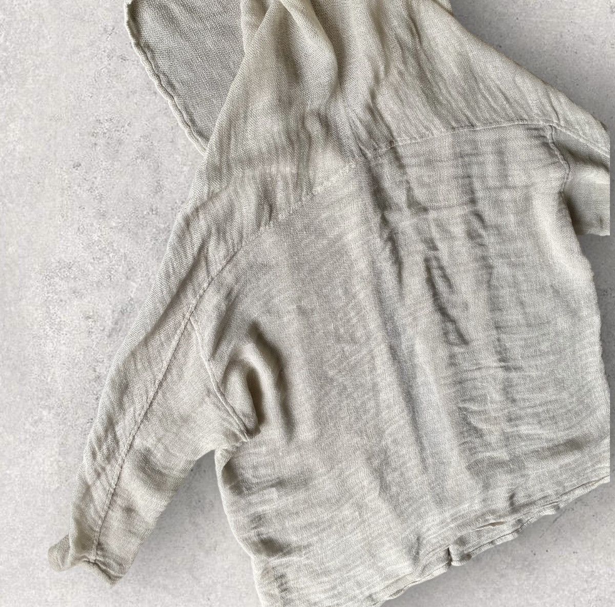 Yohji Yamamoto Y’s Linen Blend Oversized Hoodie Size M / US 6-8 / IT 42-44 - 6 Thumbnail