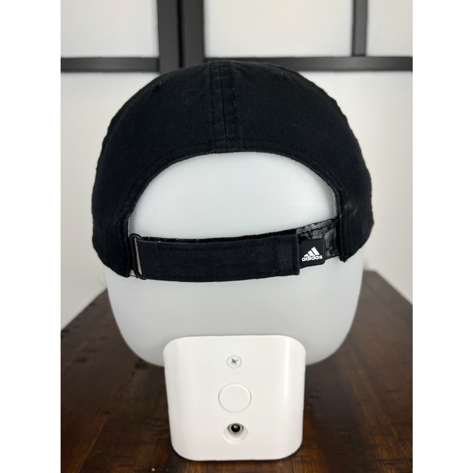 Adidas adidas Hat Cap Strap Back Adult One Size Black Cotton Poly Blend Climalite Golf Baseball Cap Mens Size ONE SIZE - 7 Thumbnail