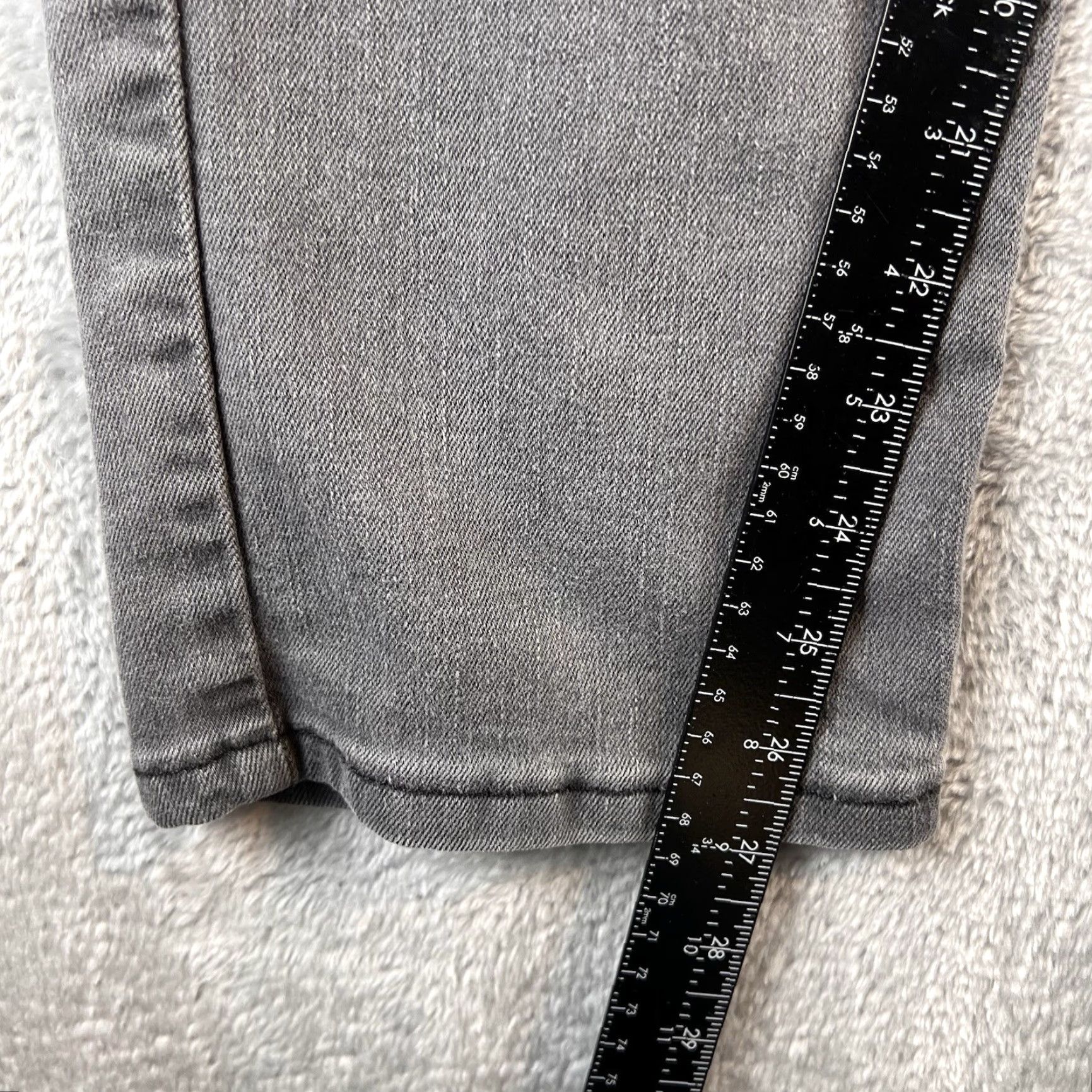 Levi's VINTAGE Levi's 511 Jeans Slim Straight 36x29 Gray Men Denim 5-Pocket Vintage 90s Bohemian Hipster Retro USA Mens Size US 36 / EU 52 - 6 Thumbnail