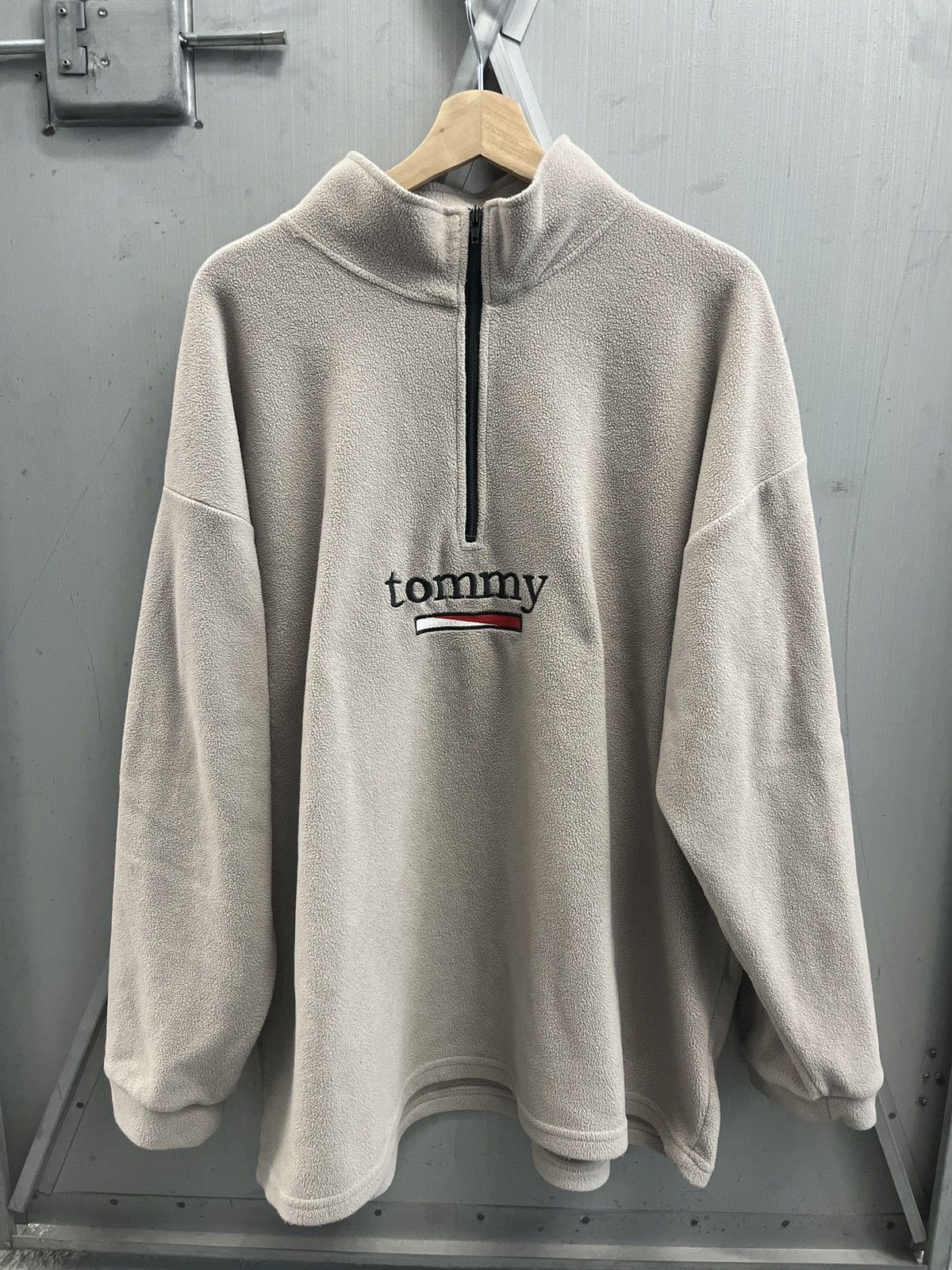 Tommy Hilfiger × Vintage BL Tommy fleece 1/4 zip Size US XL / EU 56 / 4 - 2 Thumbnail