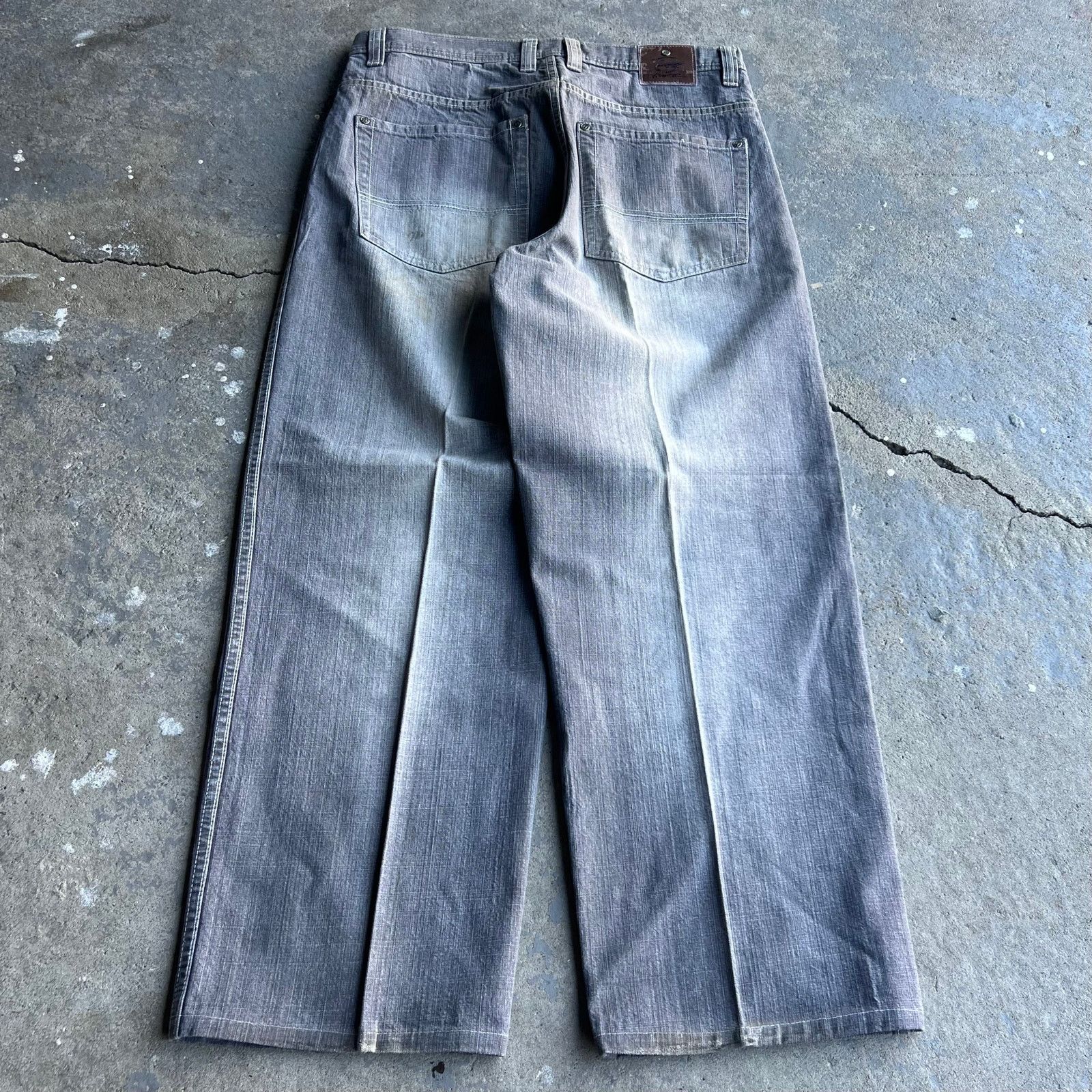 Vintage Y2K PJ Mark baggy gray denim jeans pants