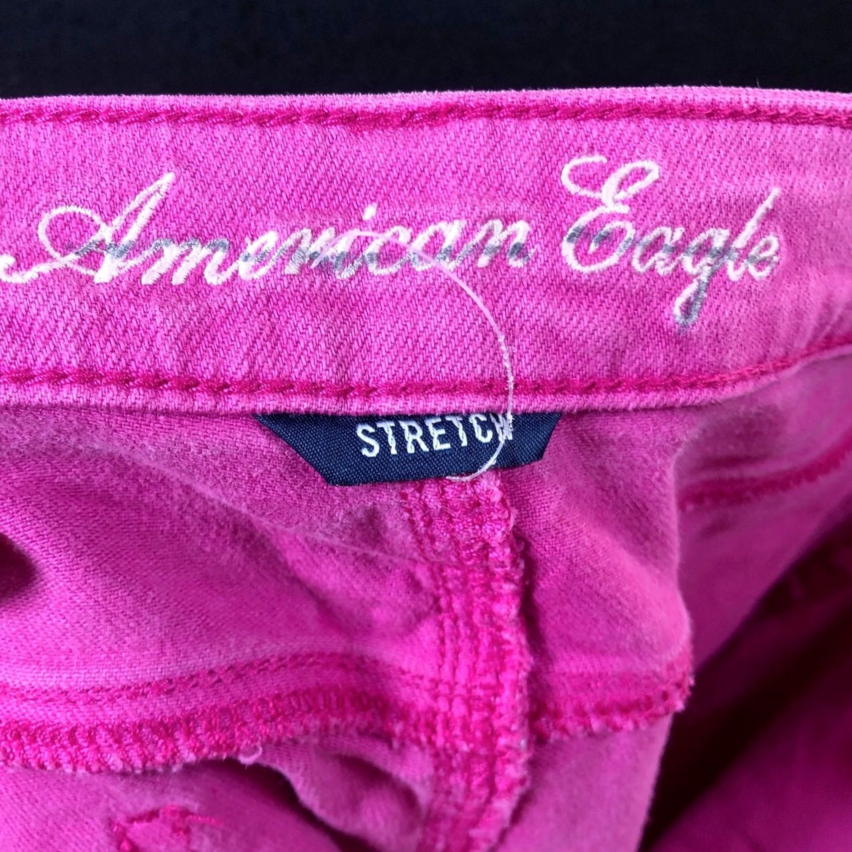 American Eagle Outfitters American Eagle Womens Jeans Bright Purple Low Rise Ankle Zip Jegging Stretch 8 Size 30" / US 8 / IT 44 - 4 Thumbnail
