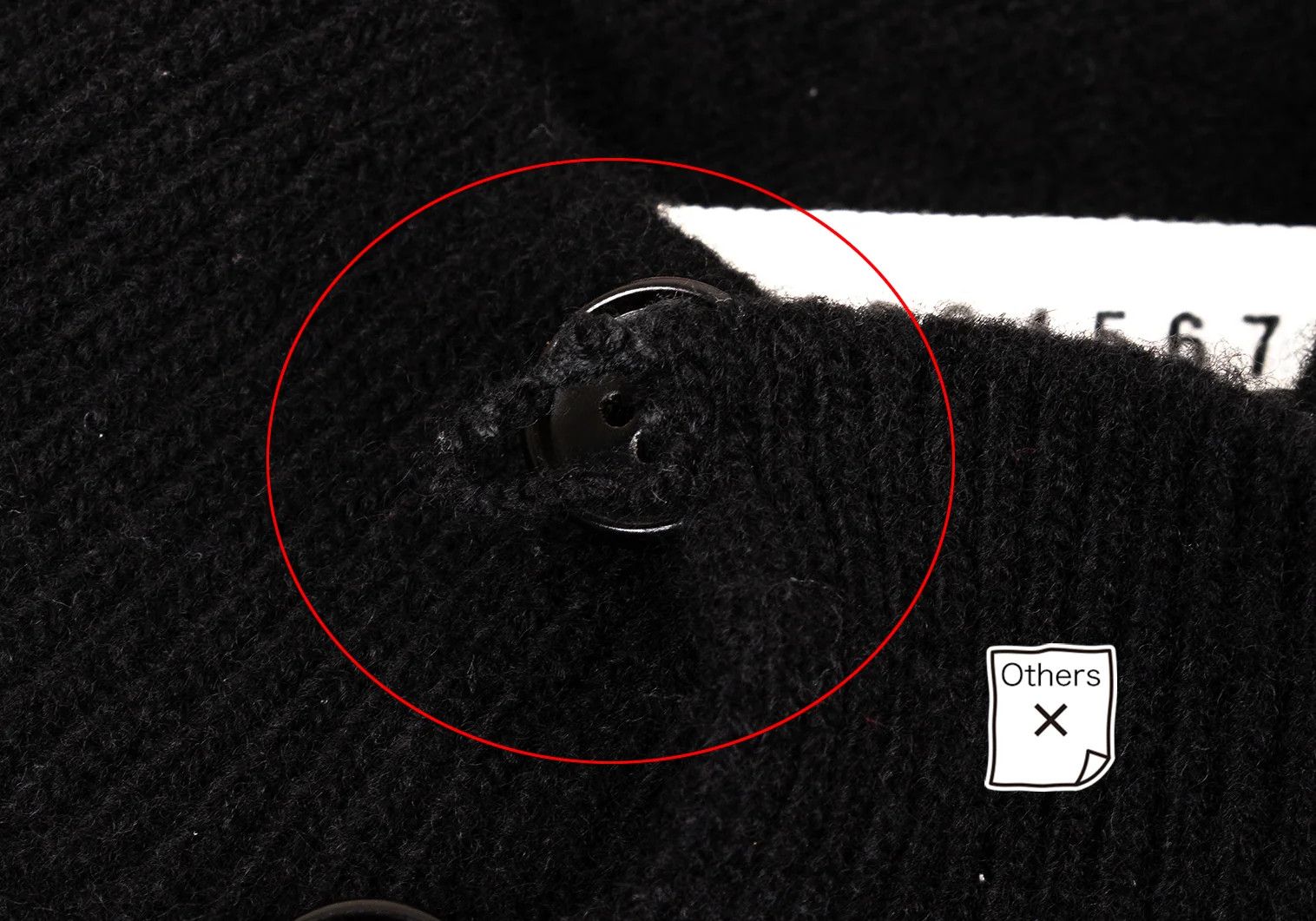 Maison Margiela Wool Button Neck Pullover Knit Sweater Black Size S Size US S / EU 44-46 / 1 - 4 Thumbnail