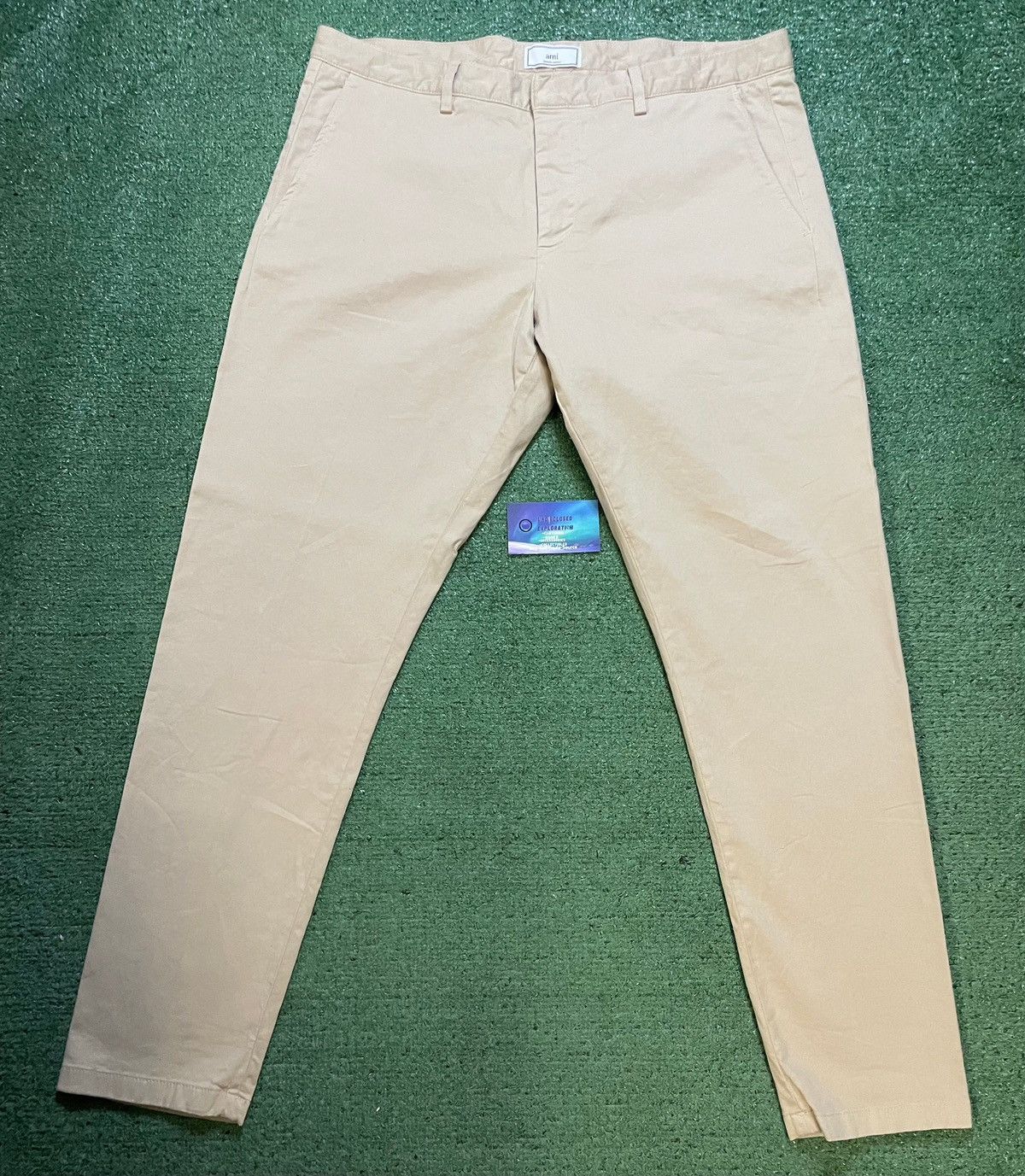 AMI AMI Alexandre Mattiussi beige trousers Size US 44 / EU 60 - 1 Thumbnail