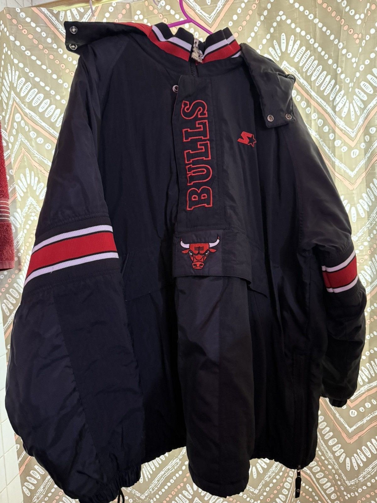 Starter Vintage bulls puff jacket Size US XXL / EU 58 / 5 - 1 Thumbnail