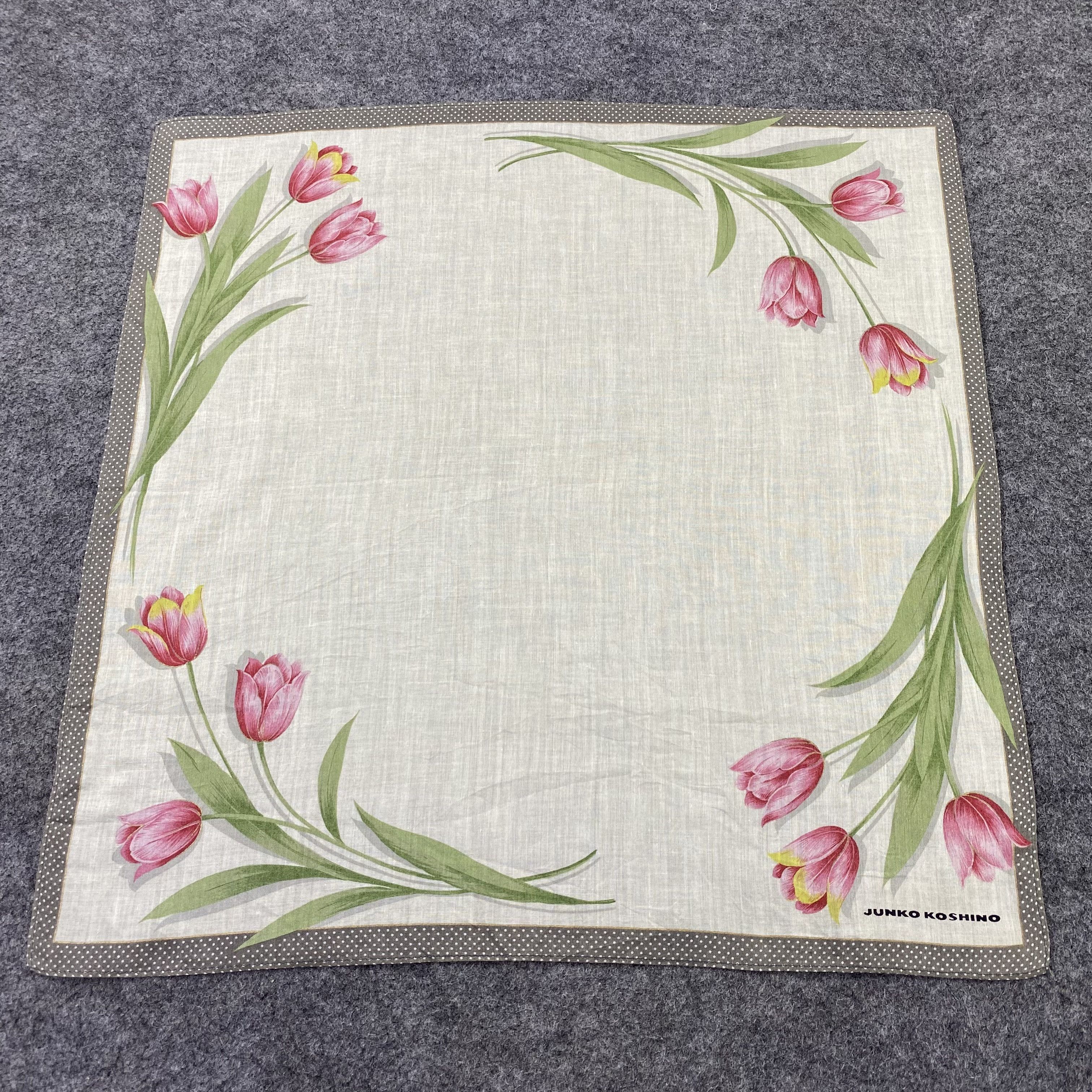 Japanese Brand Junko Koshino Handkerchief / Bandana / Neckerchief-B1320 Size ONE SIZE - 3 Thumbnail
