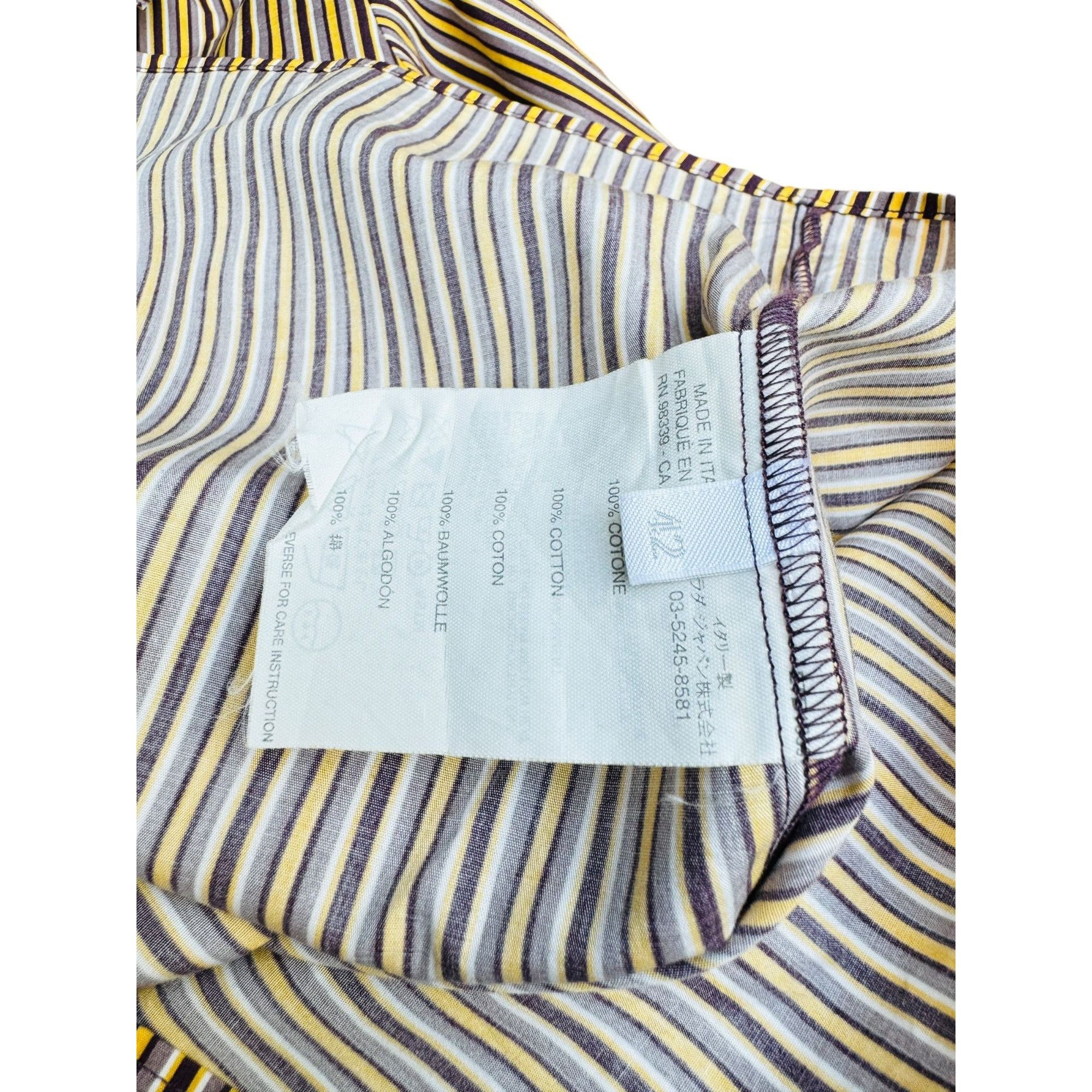 Miu Miu Ruffled Striped Collar Shirt Size M / US 6-8 / IT 42-44 - 6 Thumbnail