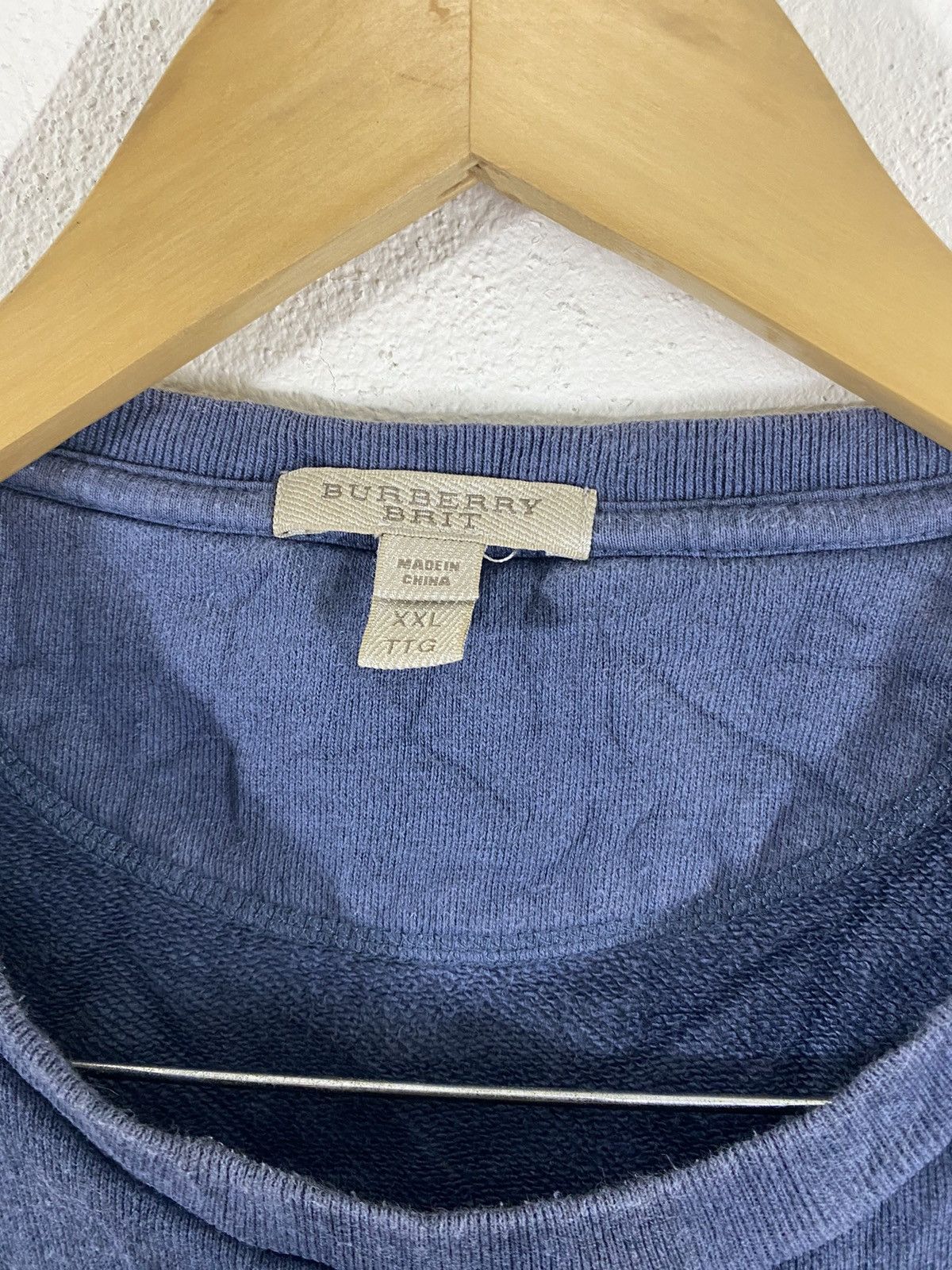 Burberry × Burberry Prorsum Vintage Burberry Brit Oversized Sweatshirt Size US XL / EU 56 / 4 - 4 Thumbnail