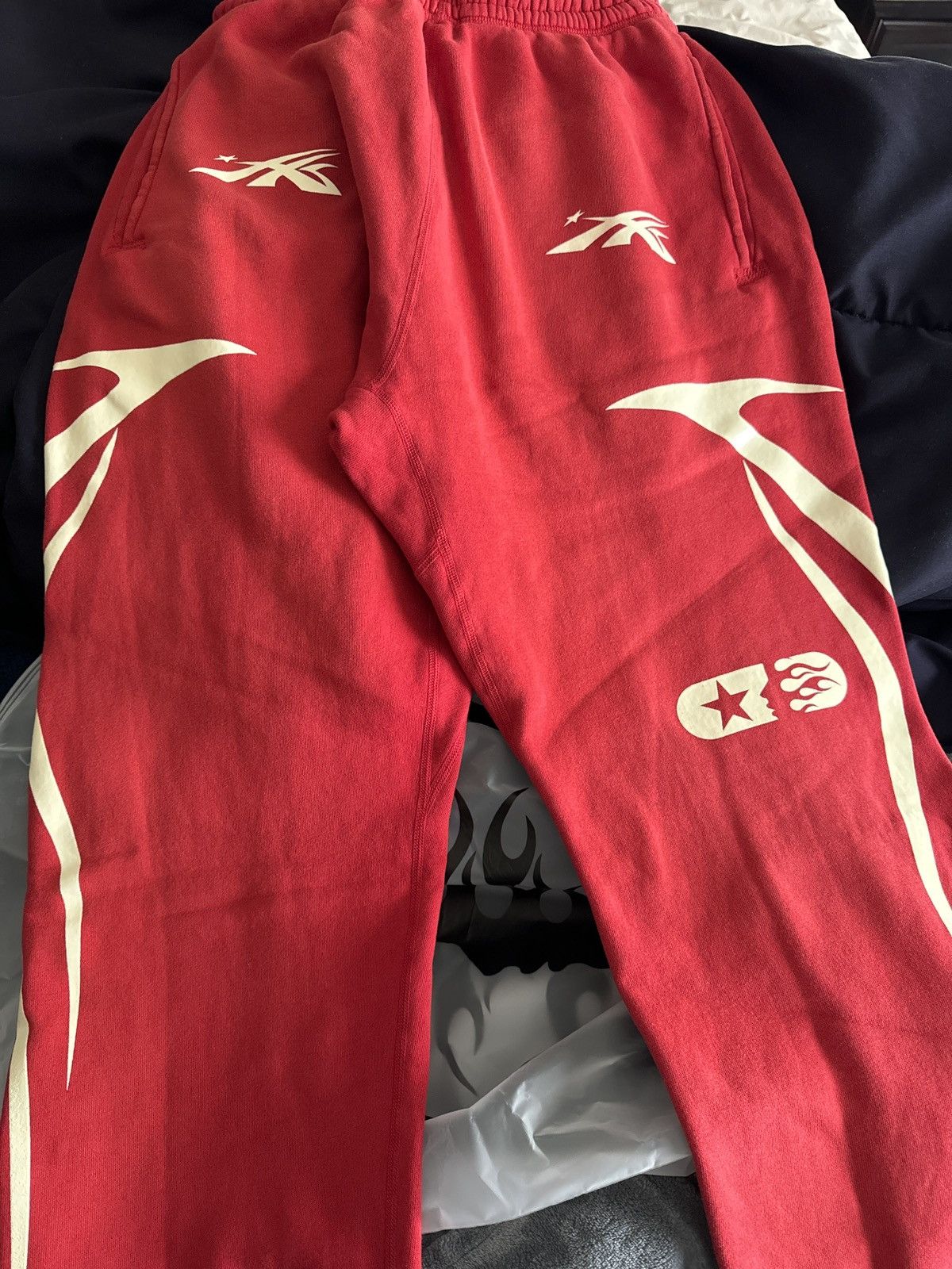 image of Hellstar Sport Red Sweat Pant, Men's (Size 30)