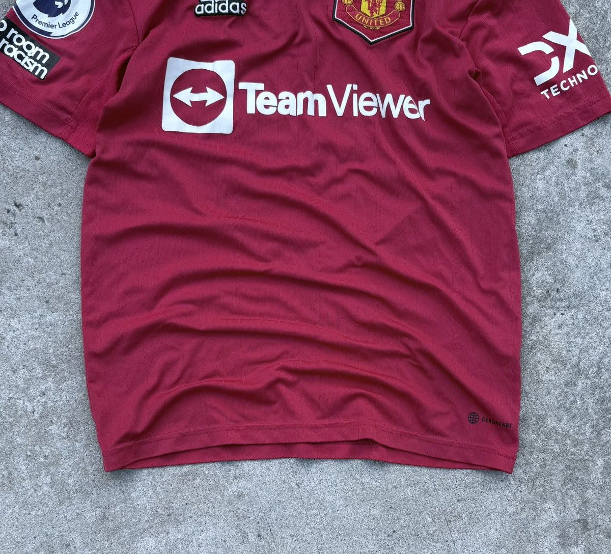 Adidas × Vintage Vintage Adidas Manchester United soccer football T-shirt Size US XXS / EU 40 - 2 Thumbnail