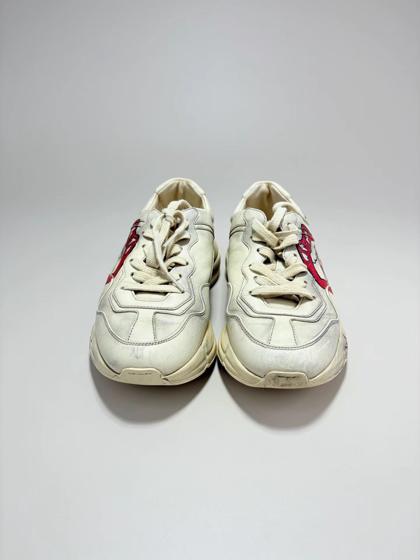 Gucci GUCCI Lip Print Distressed Dad Sneakers K1 Size US 7 / IT 37 - 1 Thumbnail
