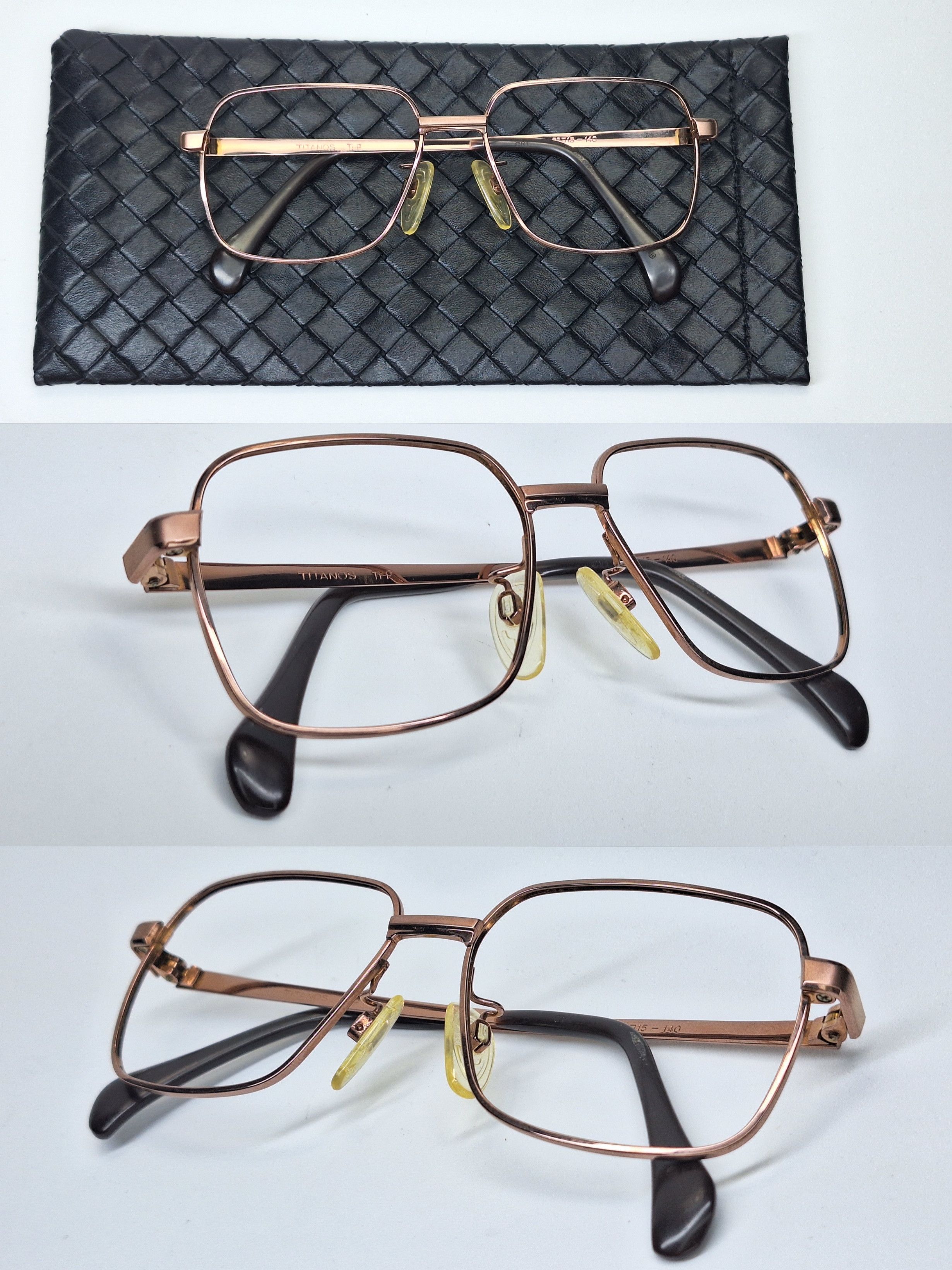 Other MARUMAN Titanos T-734 Ti-P Pure Titanium Square Eyeglass Size ONE SIZE - 2 Thumbnail