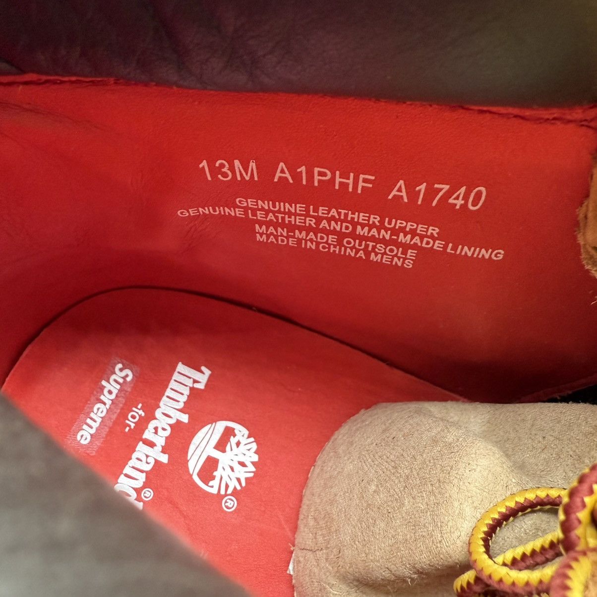 Supreme × Timberland Timberland 6" Boot Supreme Stars & Stripes Wheat Men’s Sz 13 Size US 13 / EU 46 - 9 Thumbnail