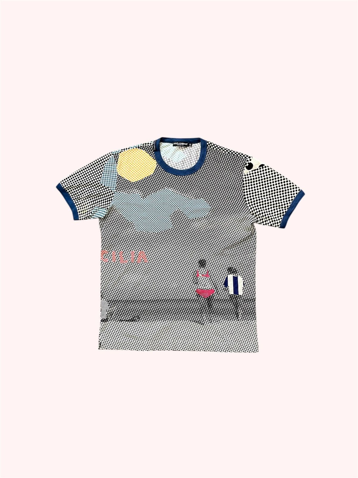 Dolce & Gabbana Dolce & Gabbana Sicilia Ringer Tee Size US M / EU 48-50 / 2 - 1 Thumbnail