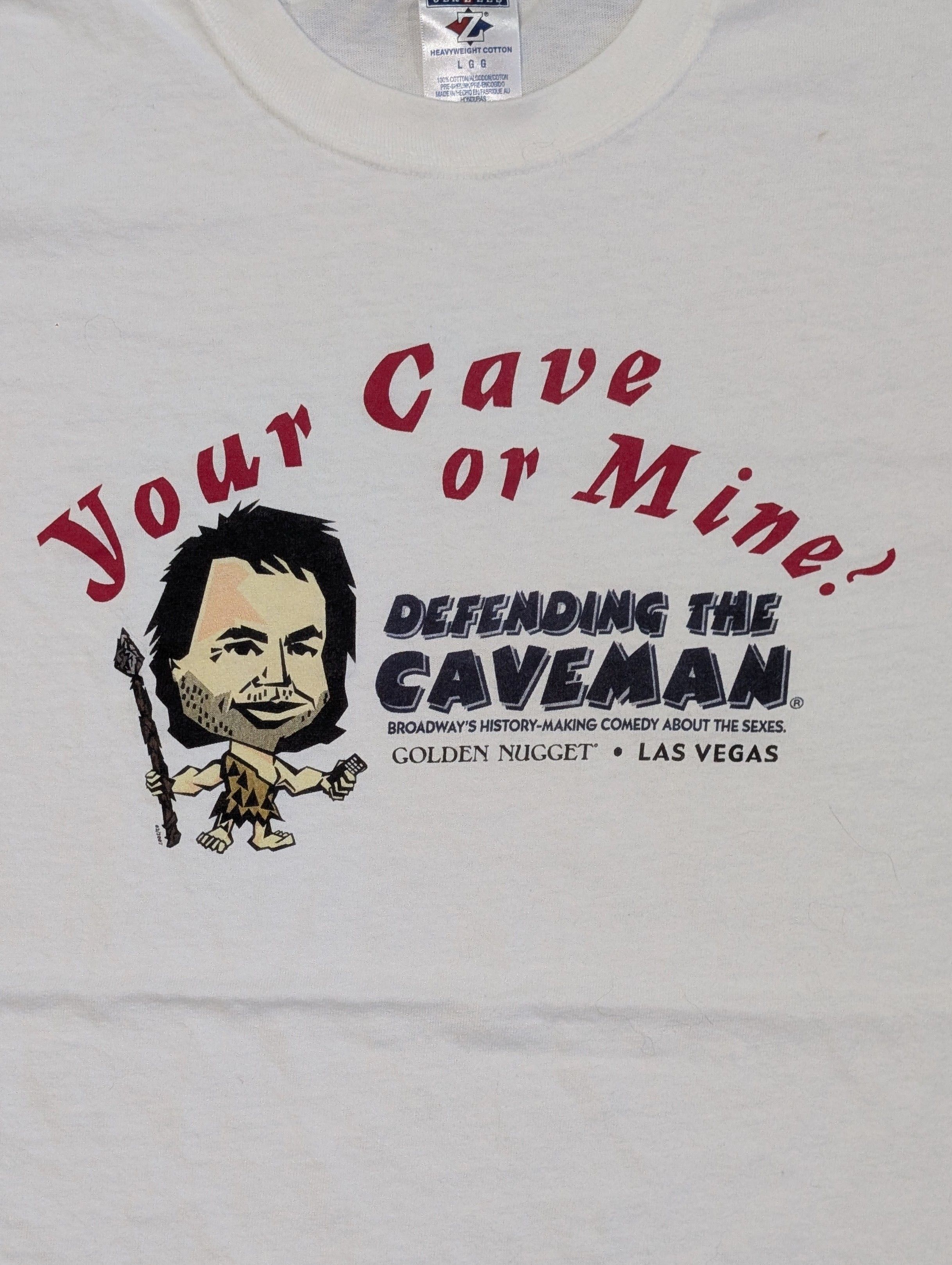 Jerzees × Vintage Vintage Defending the Caveman comedy Las Vegas t-shirt Size US L / EU 52-54 / 3 - 2 Thumbnail