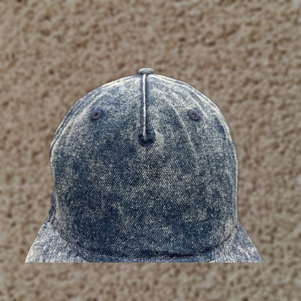 Vintage No Boundaries Hat Cap Snap Back Adult One Size Blue Denim 100% Polyester Adjustable Lightweight Baseball Cap Men Women Sun Beach Outdoor Casual Cap Size ONE SIZE - 1 Thumbnail
