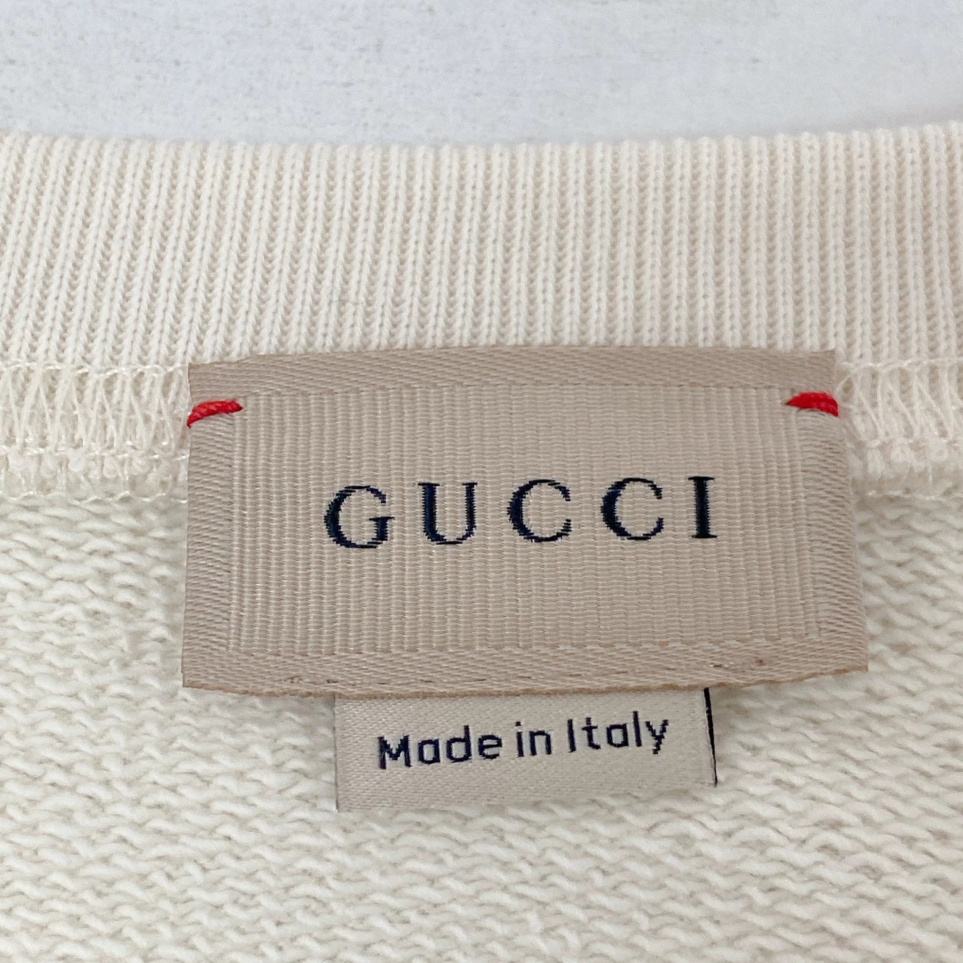 Gucci Gucci Blue Printed Crew Tee 10Y 8448 Size XS / US 0-2 / IT 36-38 - 6 Thumbnail