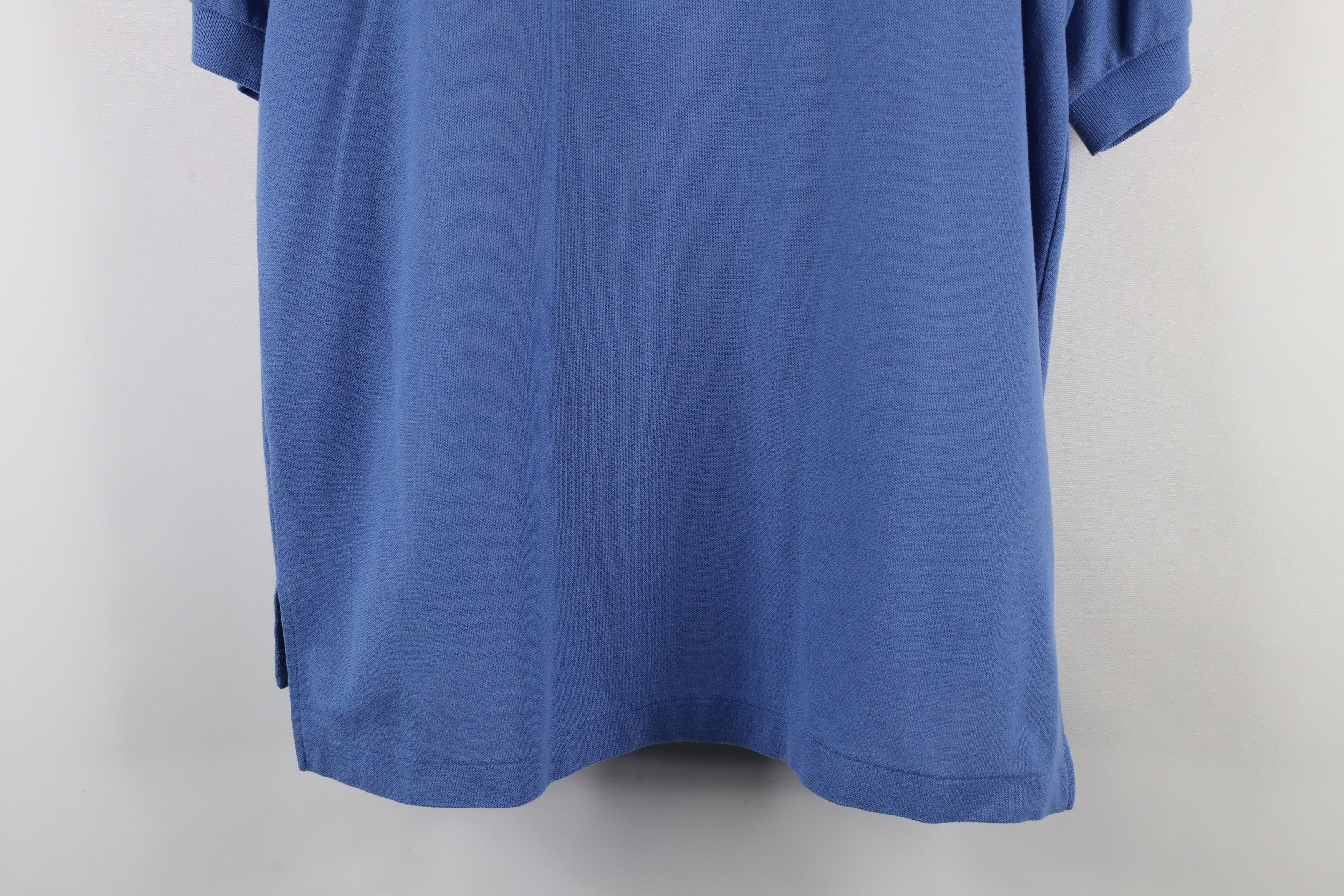 Levi's × Vintage Vintage 80s 90s Levis Spell Out Collared Polo Shirt Blue Size US L / EU 52-54 / 3 - 12 Thumbnail