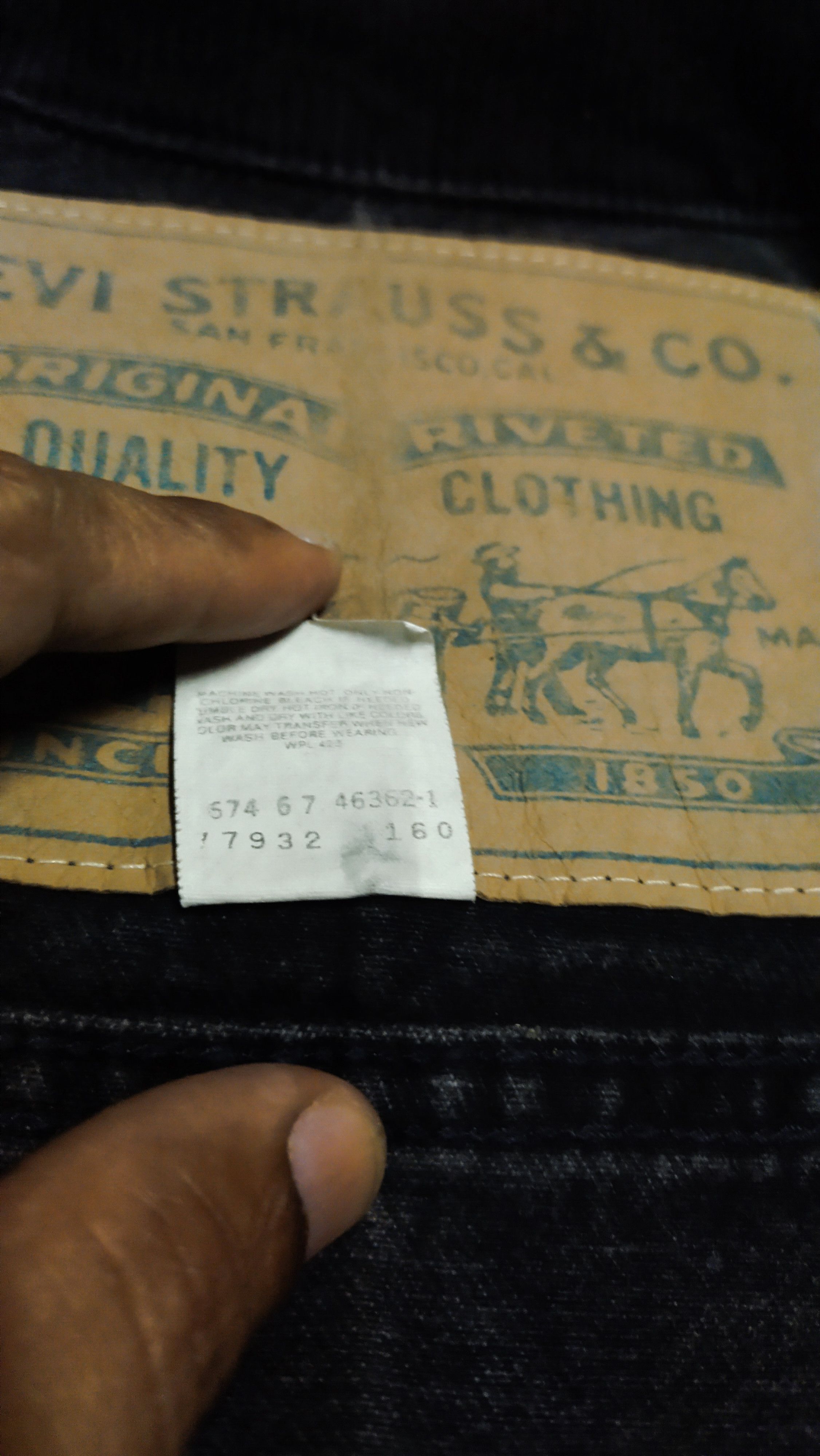 Levi's Vtg x Rare Levis Black Denim Jacket Size US L / EU 52-54 / 3 - 9 Thumbnail