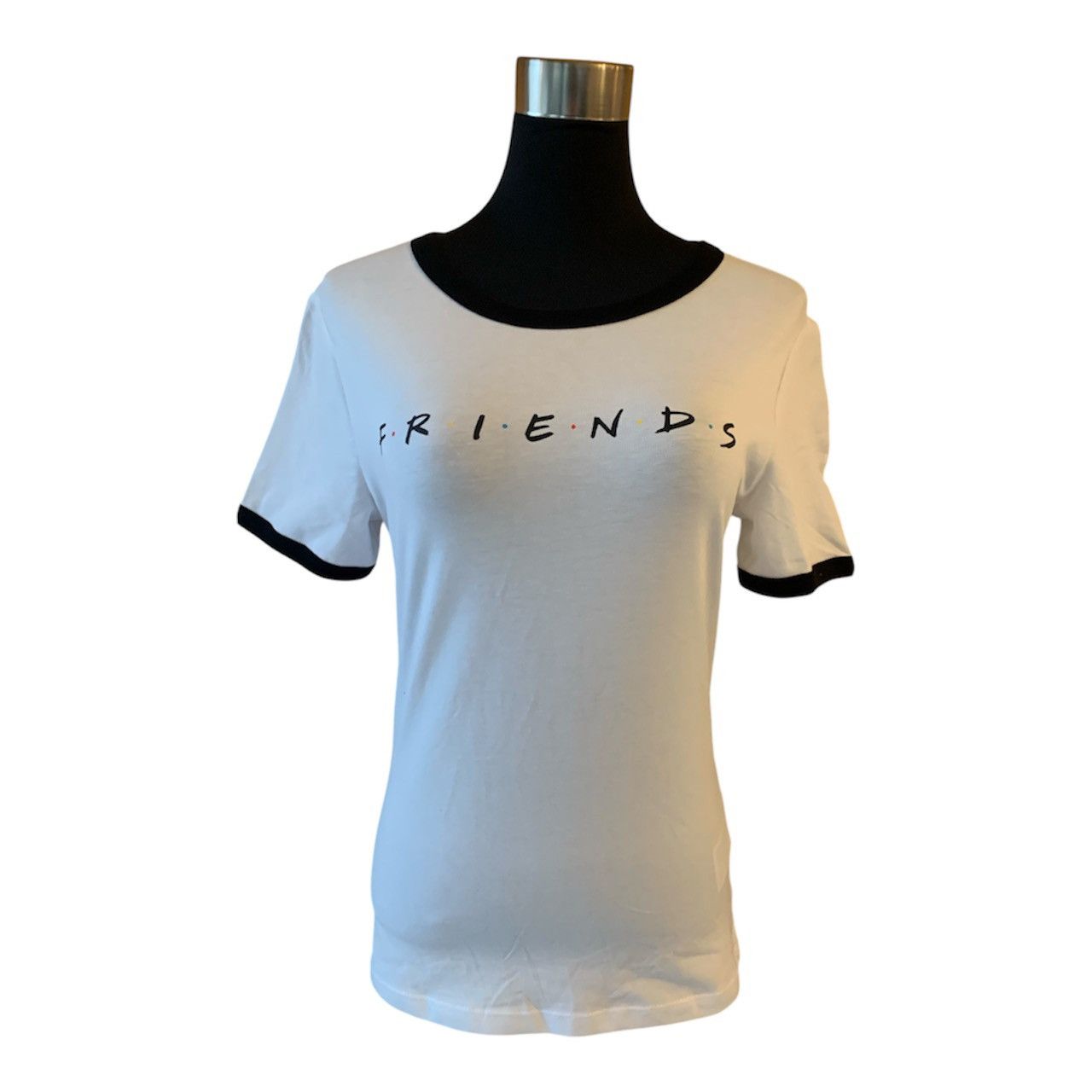 H&M × Warner Bros Limited Edition - Friends TV show T-Shirt White Small Size S / US 4 / IT 40 - 1 Thumbnail