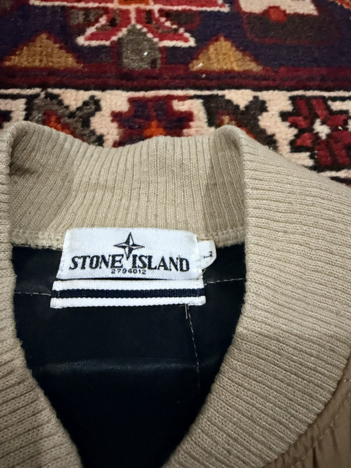Stone Island Vintage Stone Island Quilted Bomber Jacket Size US L / EU 52-54 / 3 - 6 Thumbnail