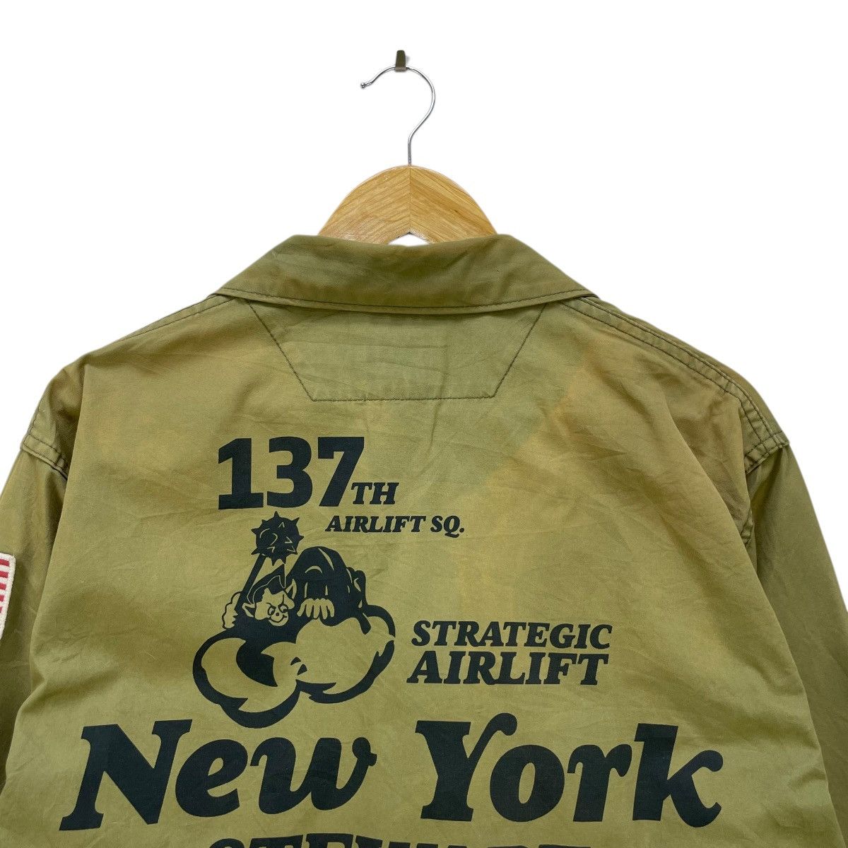 Avirex 🔥Vintage Sunfaded Avirex Us army Shirt Jacket Size US M / EU 48-50 / 2 - 9 Thumbnail