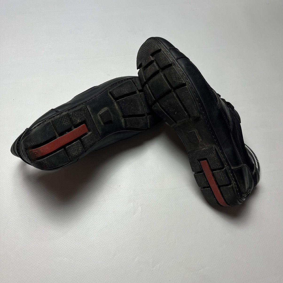 Prada Prada Leather Sneakers Size US 6.5 / EU 39-40 - 9 Thumbnail