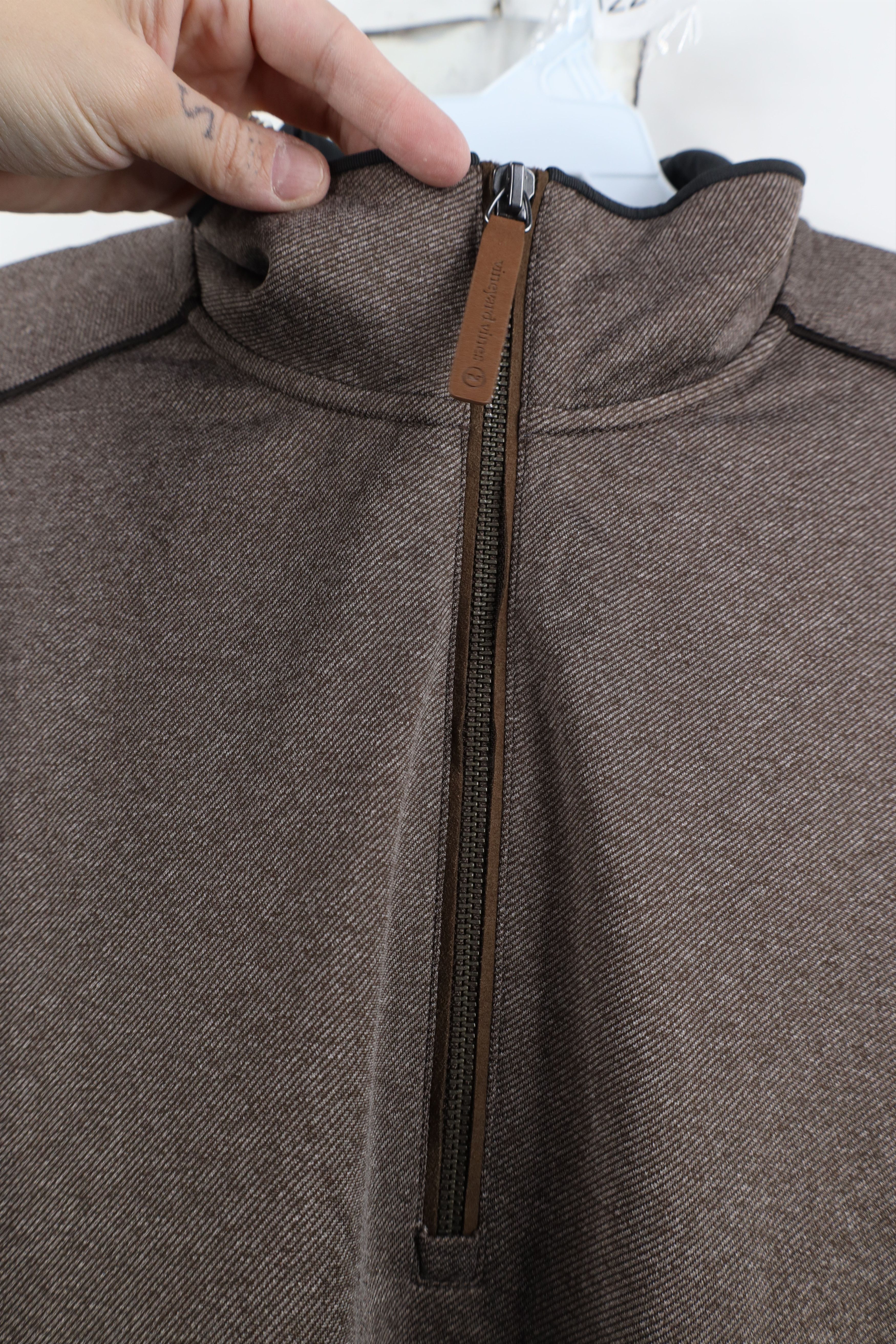 Vineyard Vines Vineyard Vines Jim Nantz Half Zip Pullover Jacket Top Brown Size US M / EU 48-50 / 2 - 8 Thumbnail