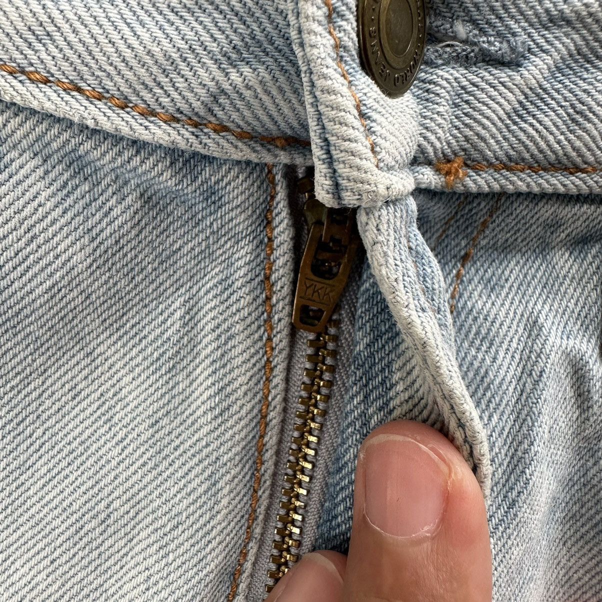 Japanese Brand × Jean × Vintage Vintage Japanese Lightwash Distressed Faded Denim Jean Pant Size US 34 / EU 50 - 6 Thumbnail