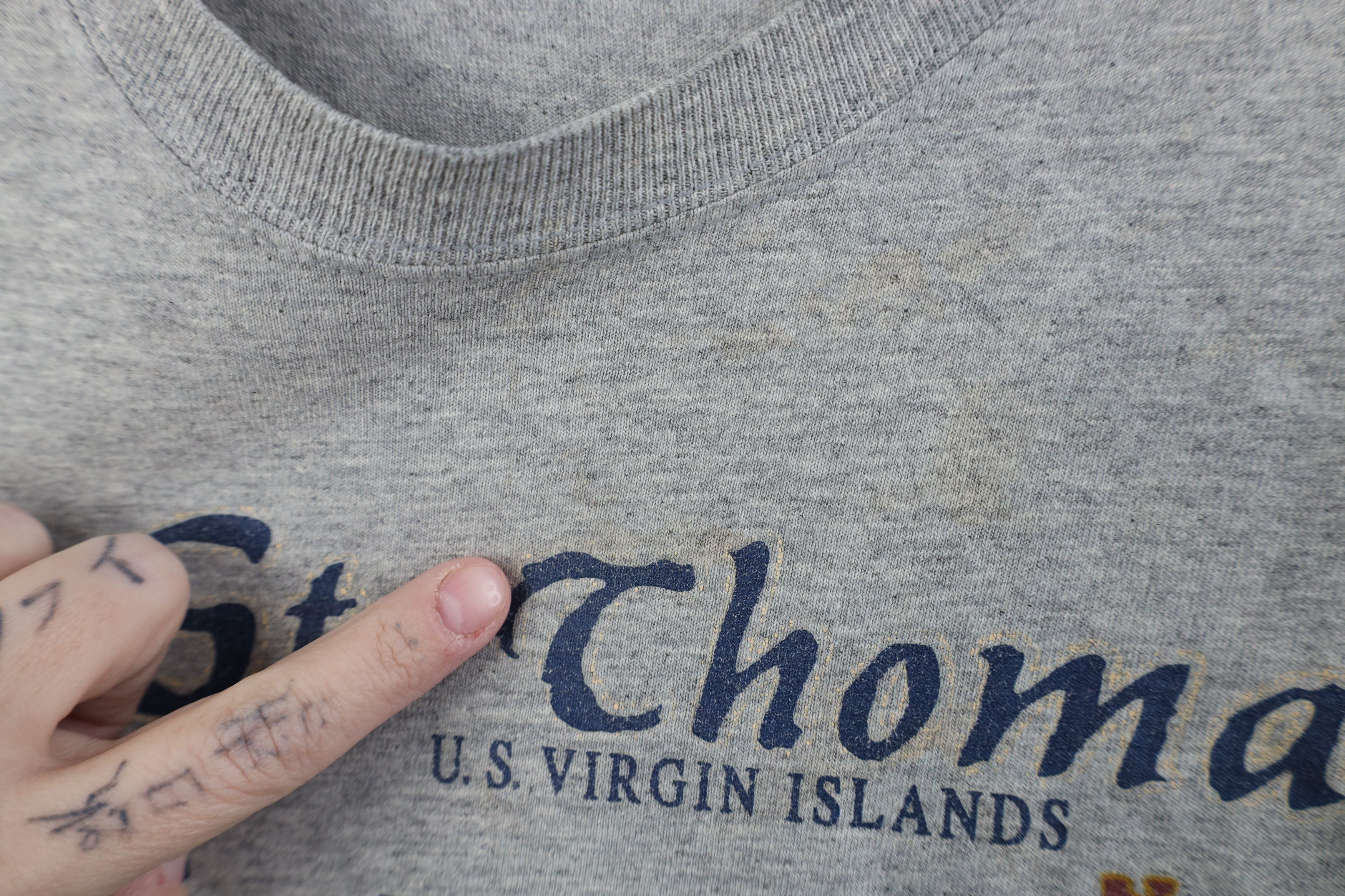 Vintage Vintage 90s Streetwear St Thomas US Virgin Islands T-Shirt Size US M / EU 48-50 / 2 - 8 Thumbnail