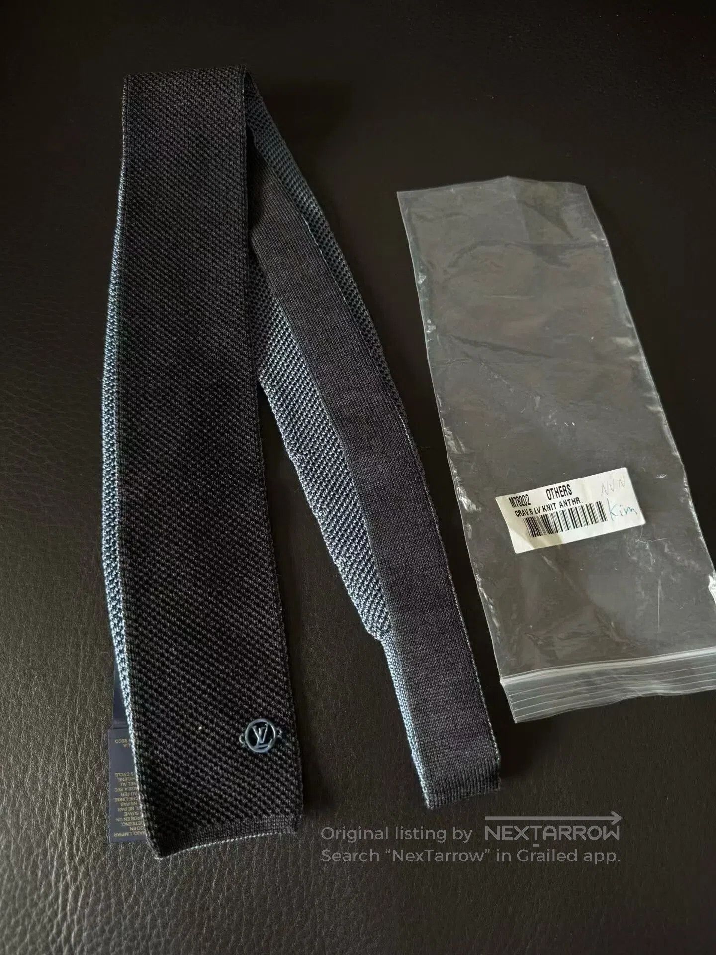 Louis Vuitton Louis Vuitton Silk Wool Knit Tie| Size ONE SIZE - 1 Thumbnail