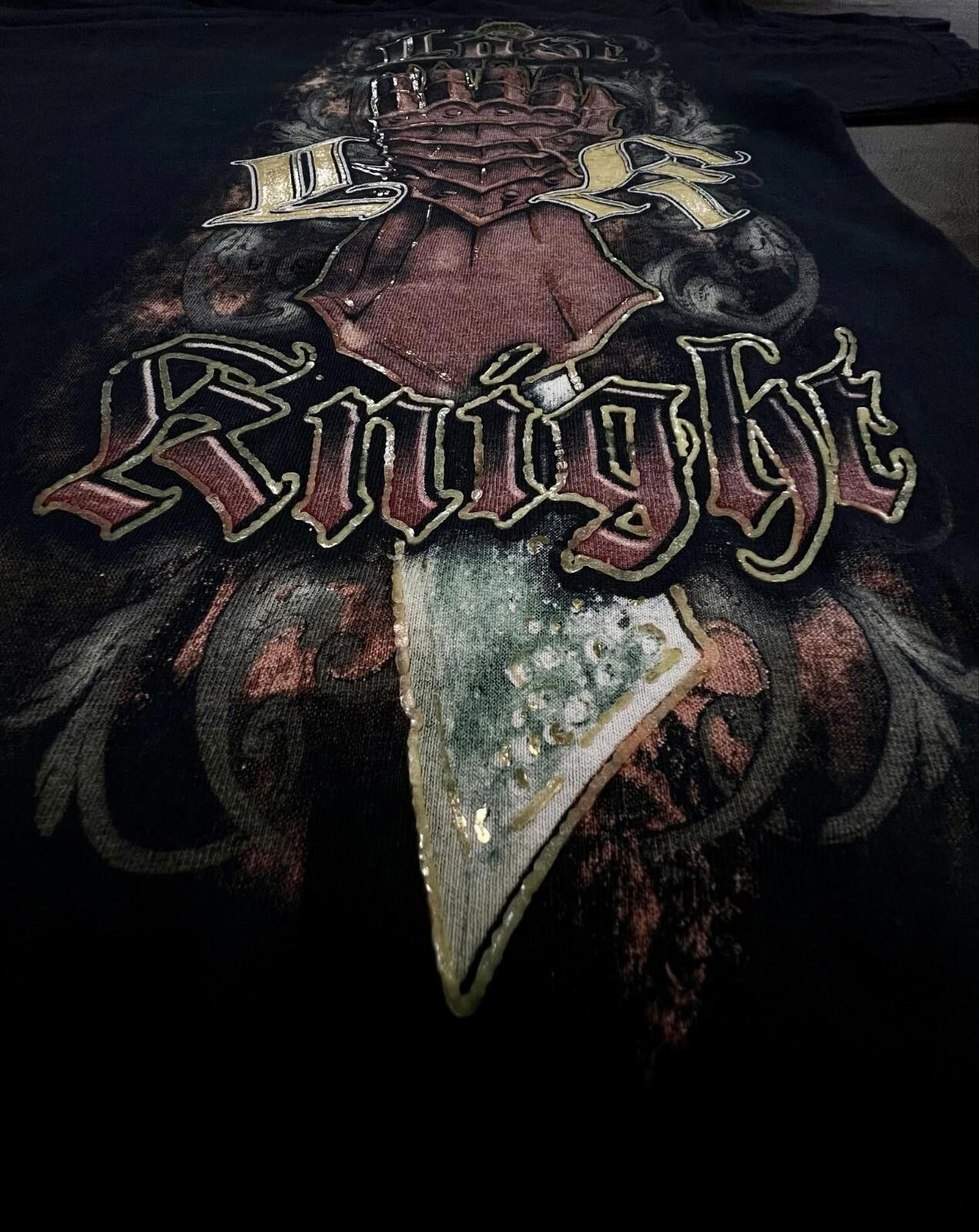 Designer Genuine tee- Lost Knight T- Shirt (Vintage), SIZE: Medium Size US M / EU 48-50 / 2 - 5 Thumbnail