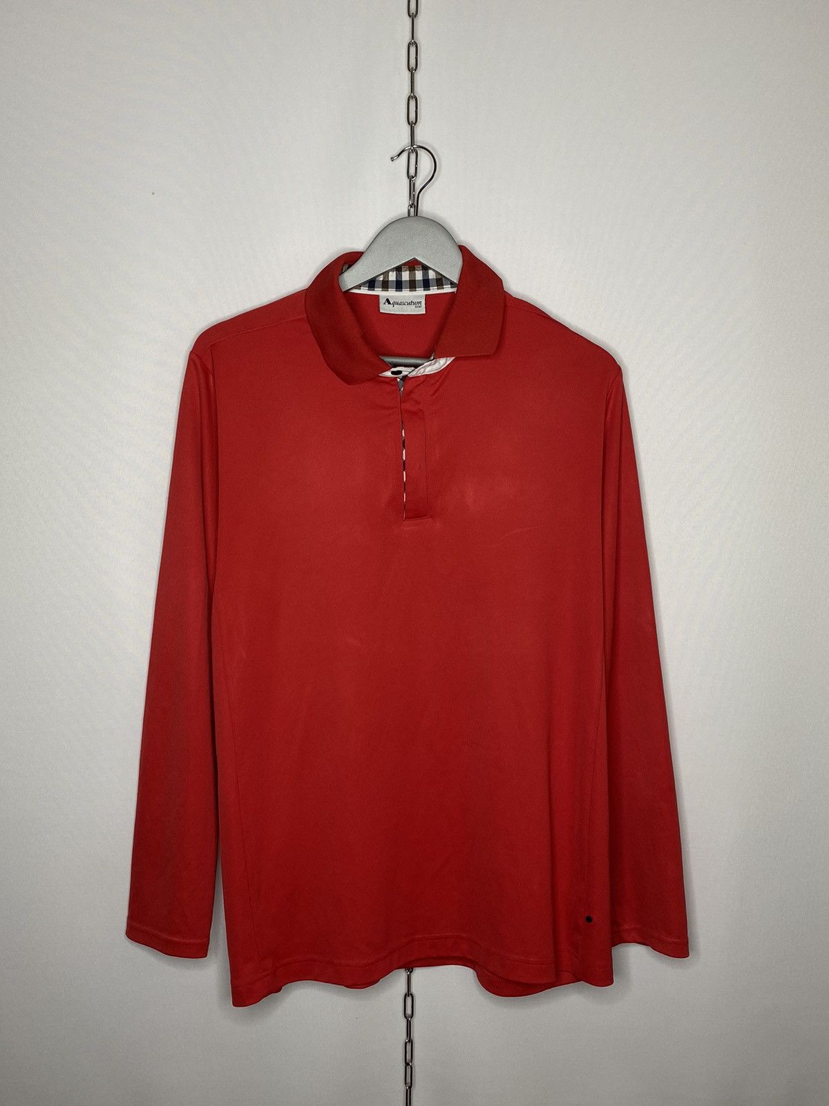 Aquascutum × Vintage Aquascutum London Long Sleeve Shirt Tee Luxury Size US L / EU 52-54 / 3 - 1 Thumbnail