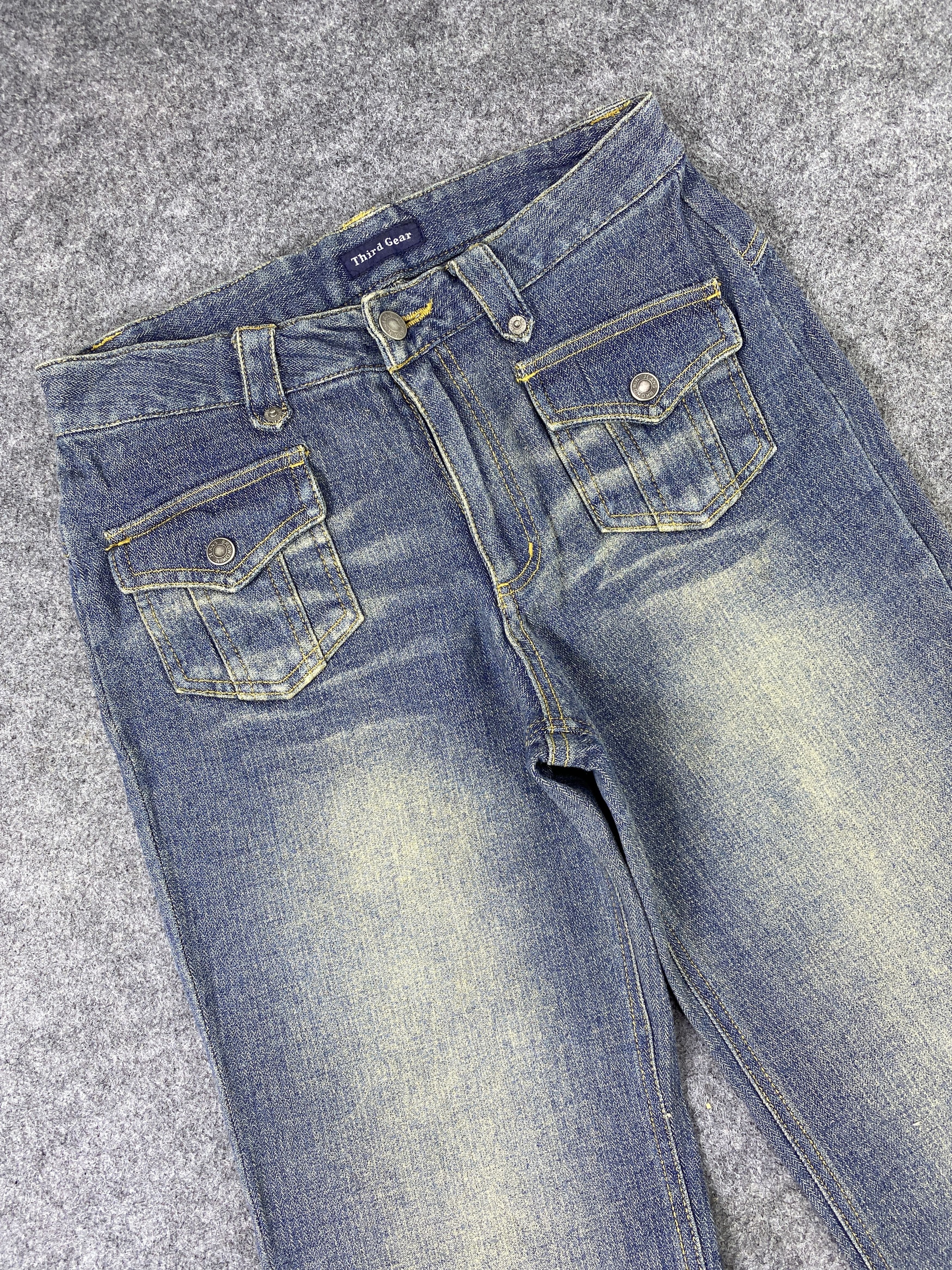 Japanese Brand Japanese Brand Third Gear bootcut Wash Jeans - J1036 Size US 28 / EU 44 - 5 Thumbnail
